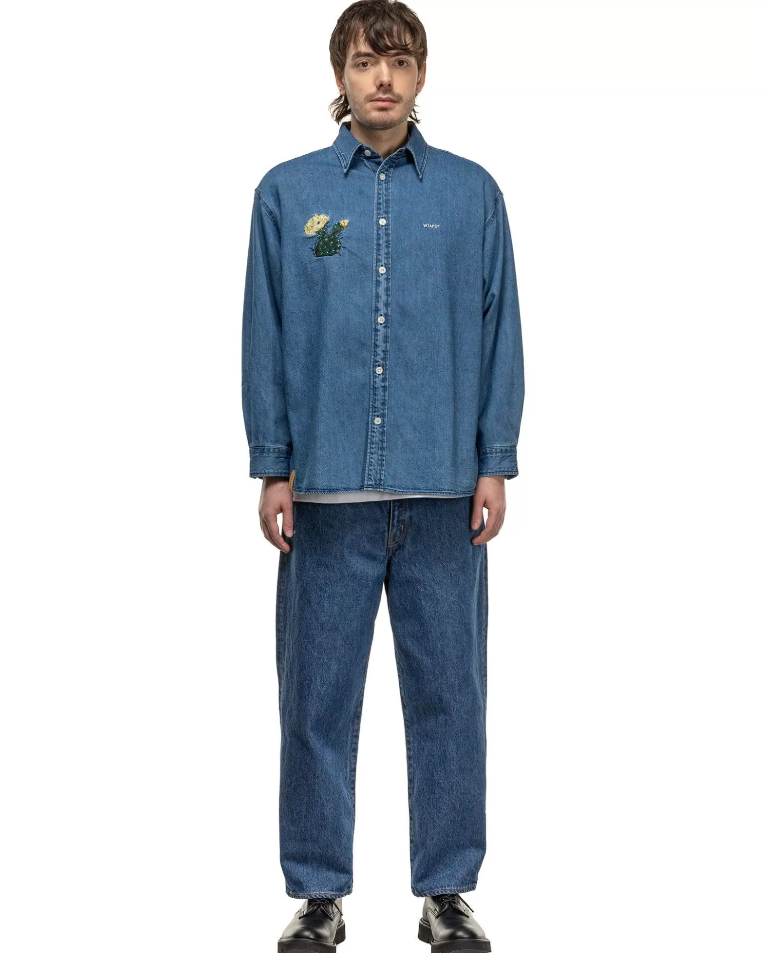 WTAPS Allman/Ls/Cotton. Denim. Cacto Indigo Store