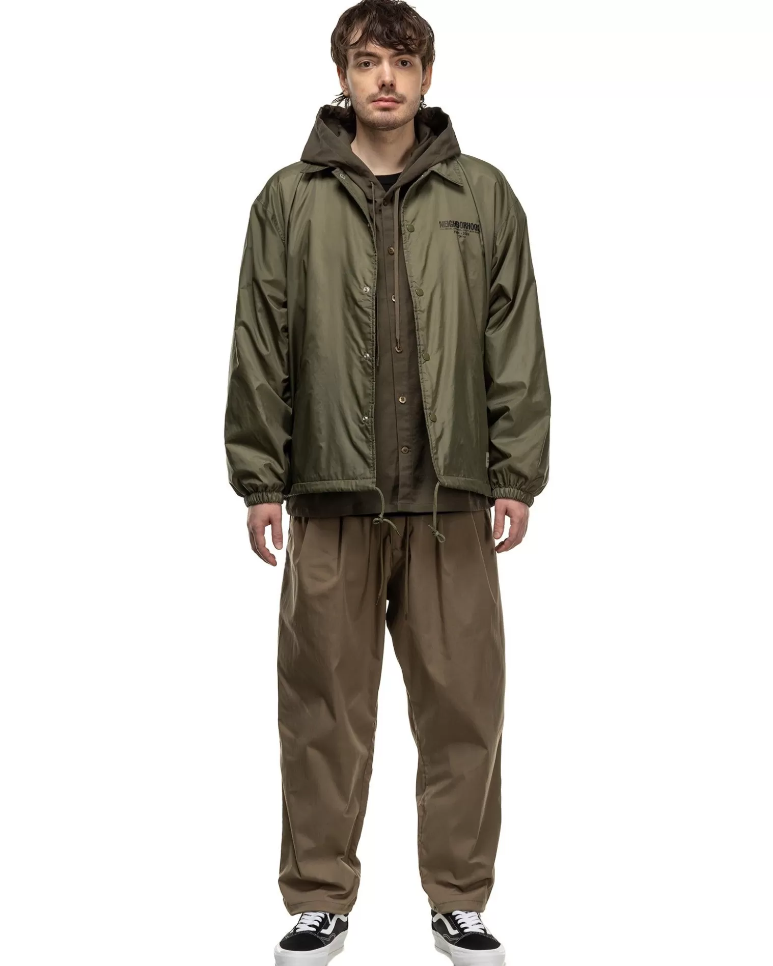 Neighborhood Baggysilhouette Easy Pants Olive Drab Sale