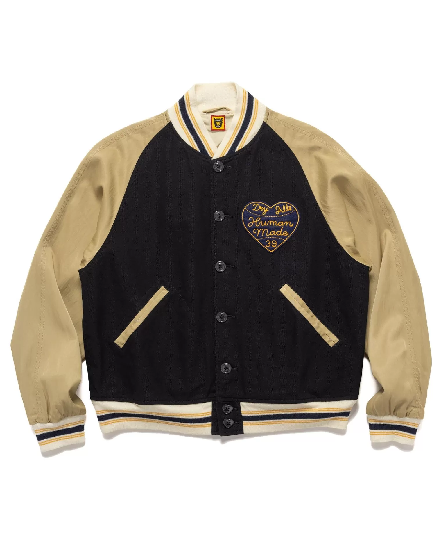 Human Made Baseball Jacket Navy Hot