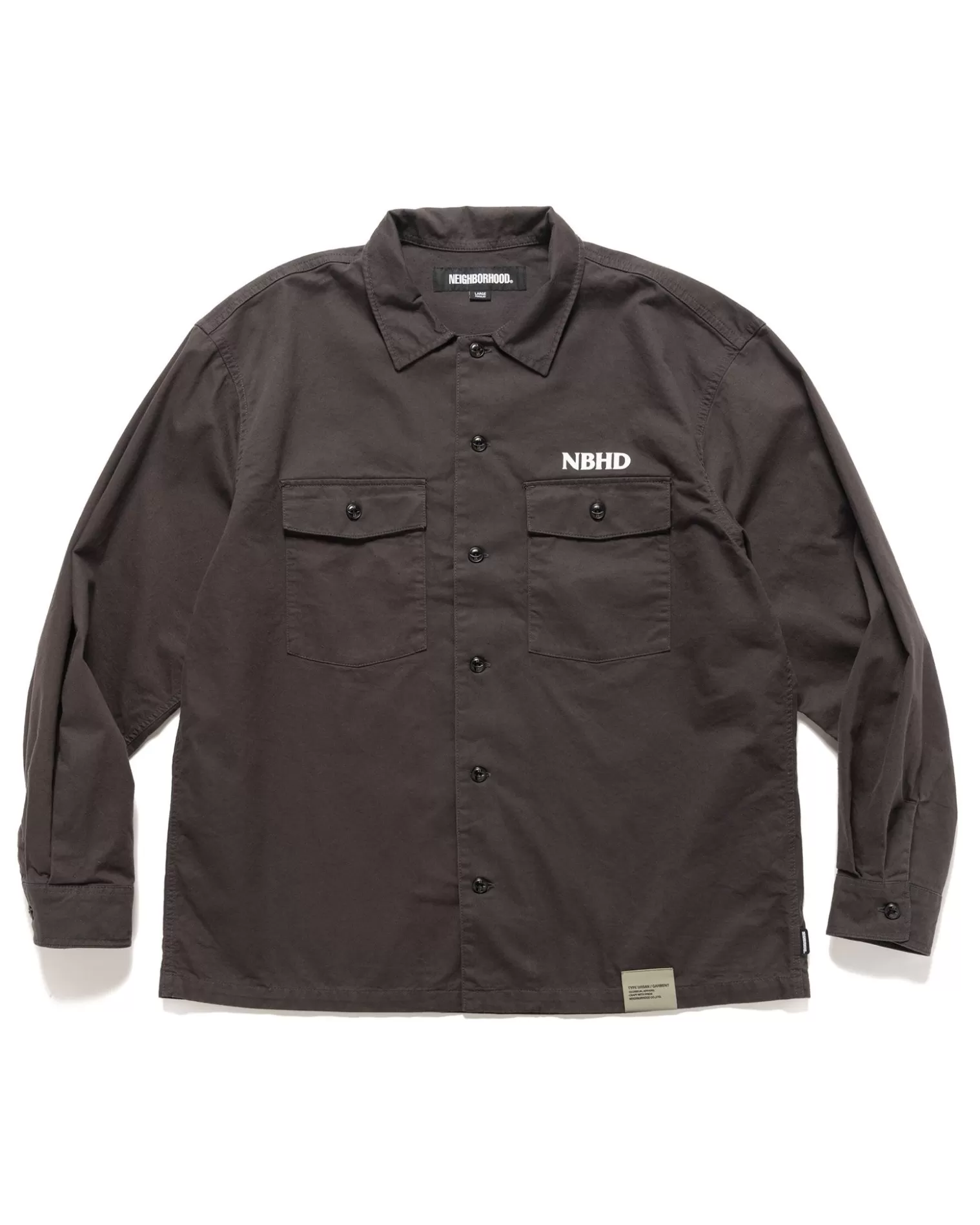 Neighborhood Bdu Shirt Ls Black Outlet