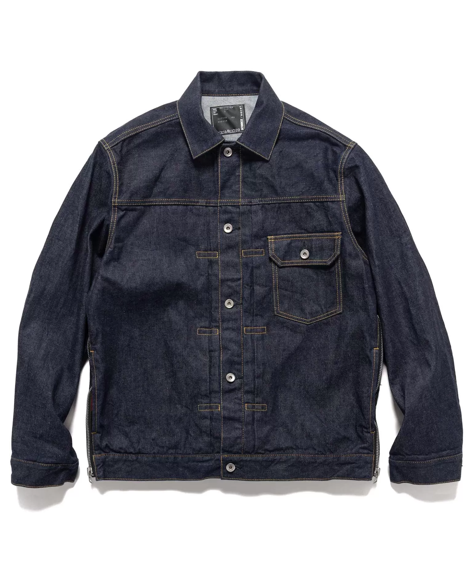 sacai Beyondexx Denim Blouson Indigo Cheap