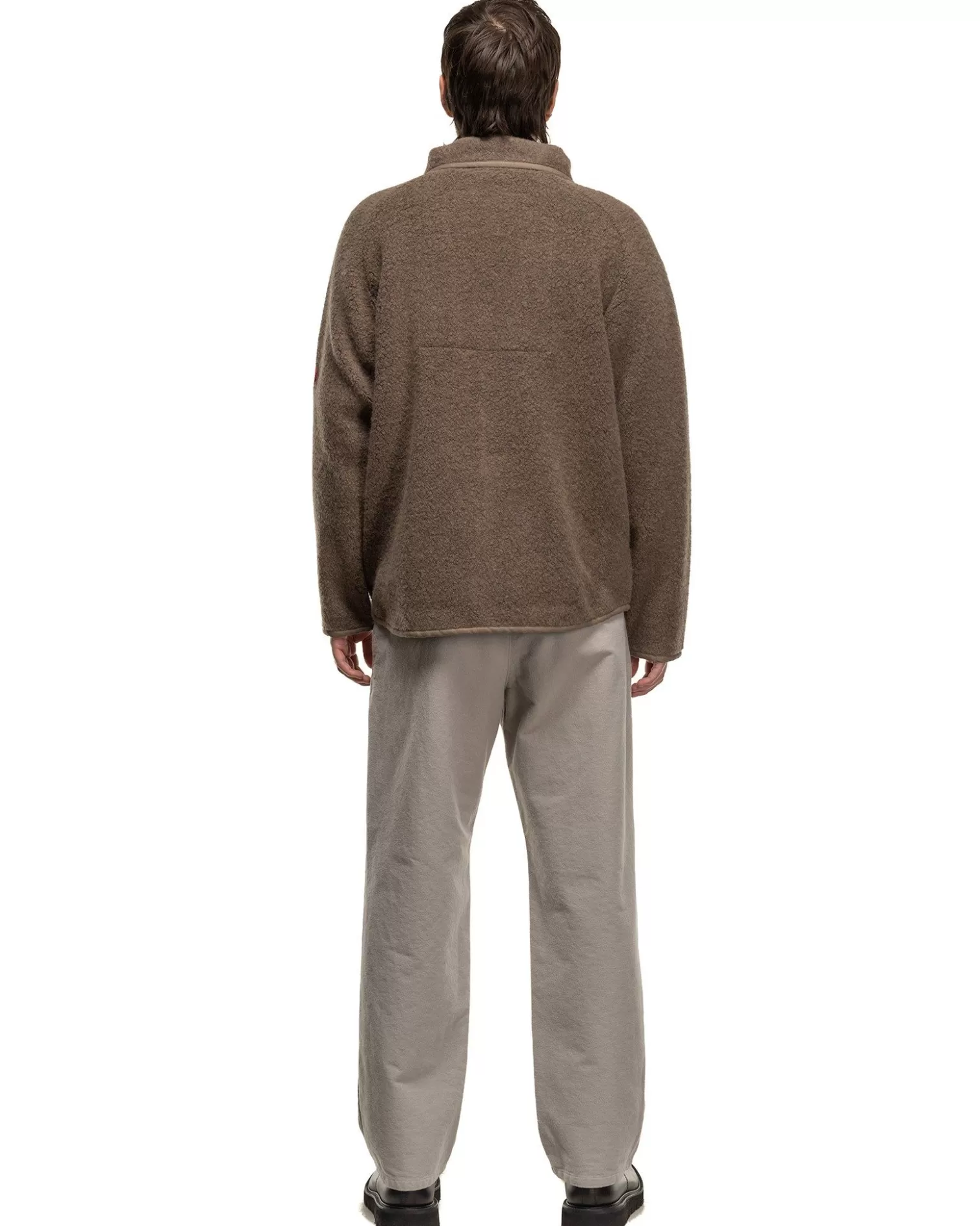 CAV EMPT Brushed Soft Cotton One Tuck Pants Grey Best