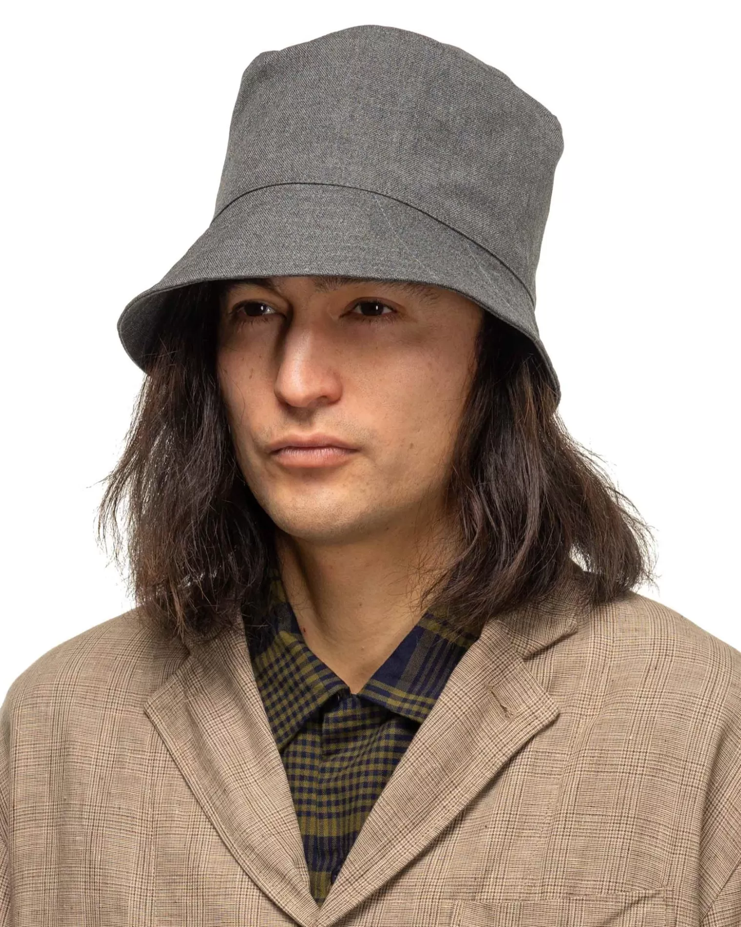 Engineered Garments Bucket Hat Pc Hopsack Grey Fashion