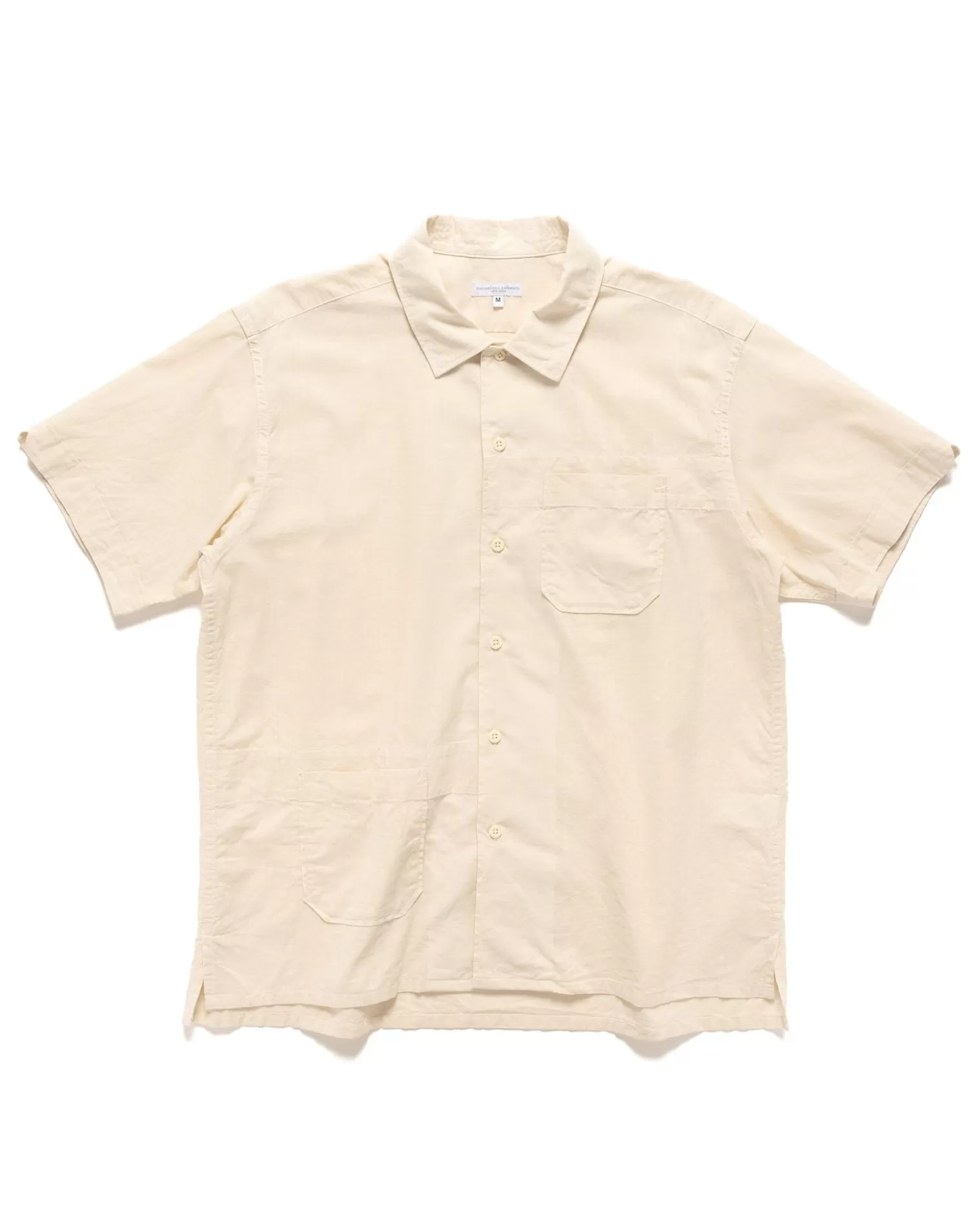 Engineered Garments Camp Shirt Cotton Handkerchief Beige Shop