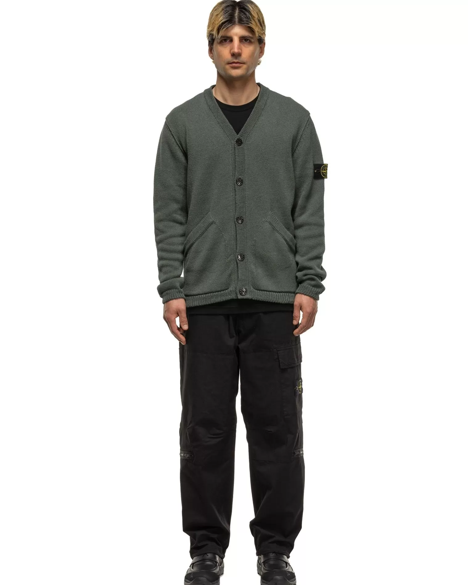 Stone Island Cardigan Knit Musk Online