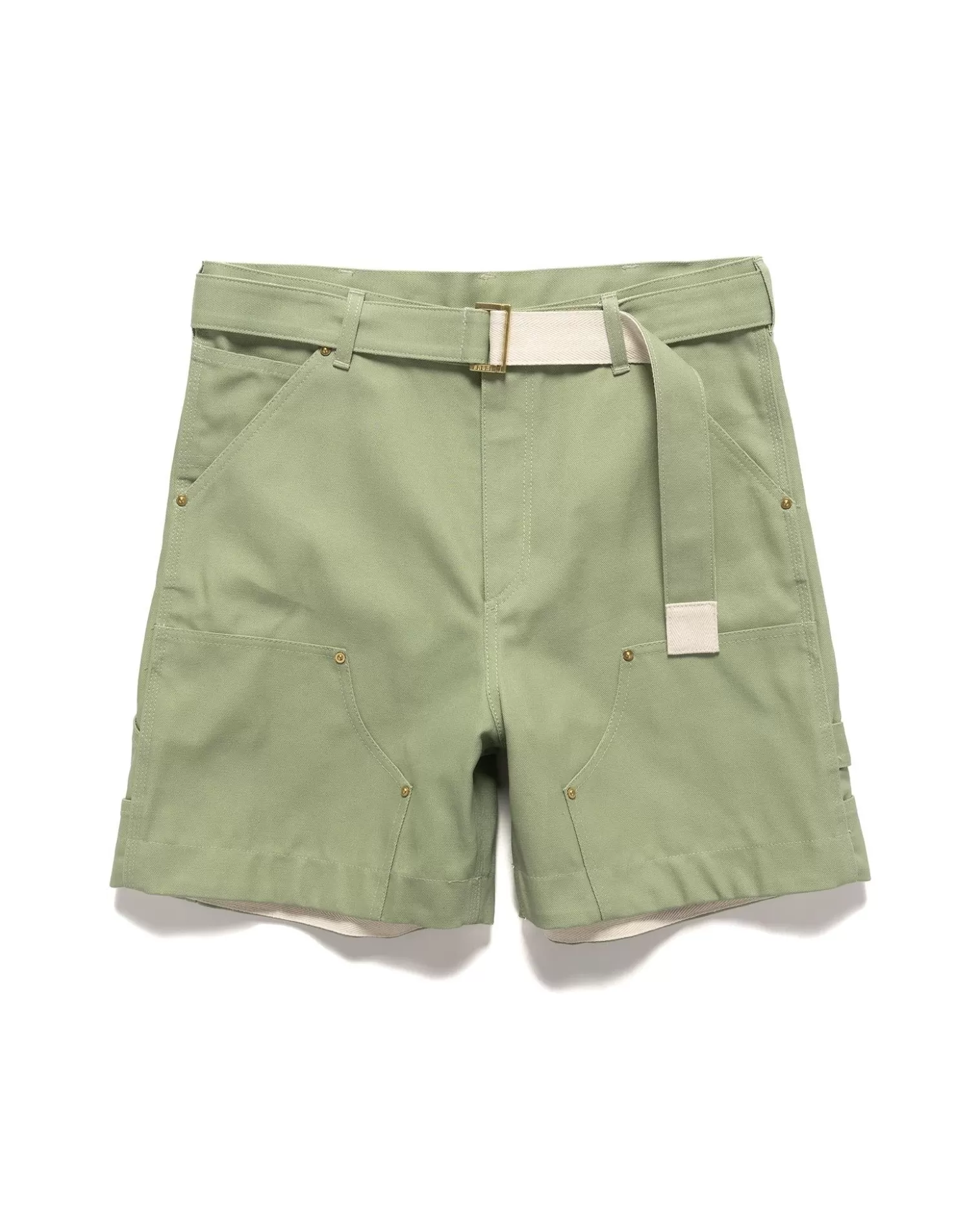 sacai Carhartt Wip Duck Shorts L/Green Best