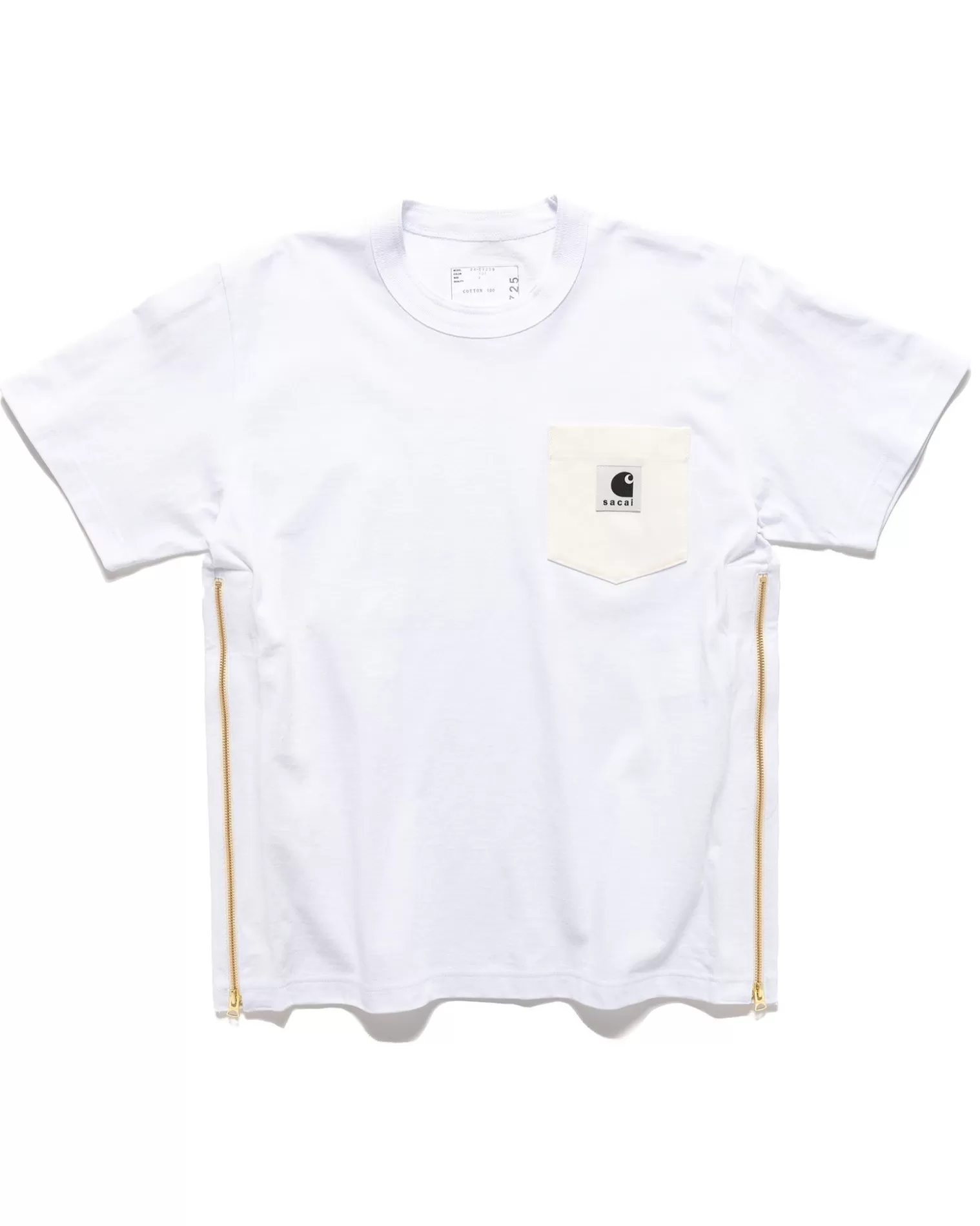 sacai Carhartt Wip T-Shirt White Sale