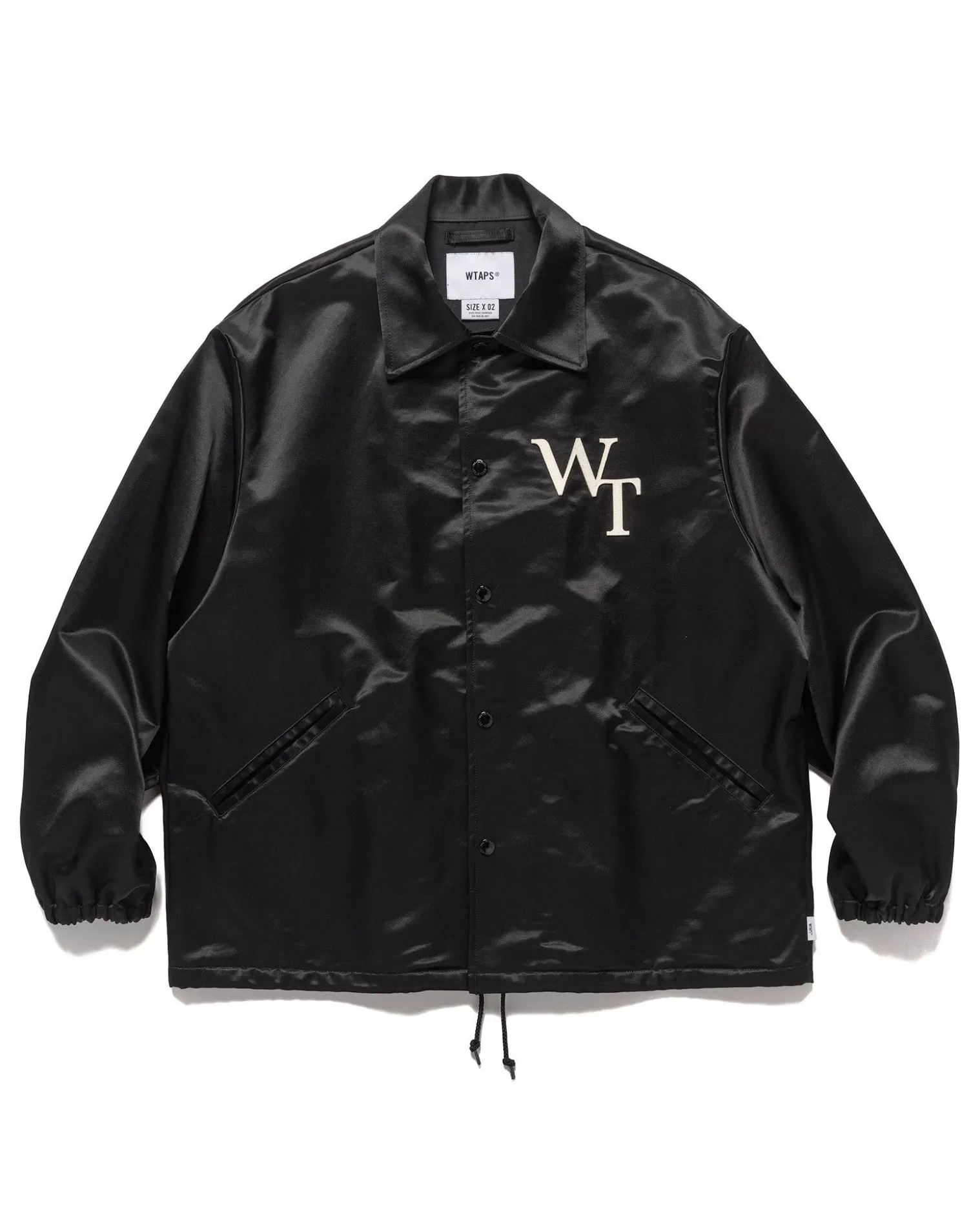 WTAPS Chief/Jacket/Ctry. Satin. League Black Fashion