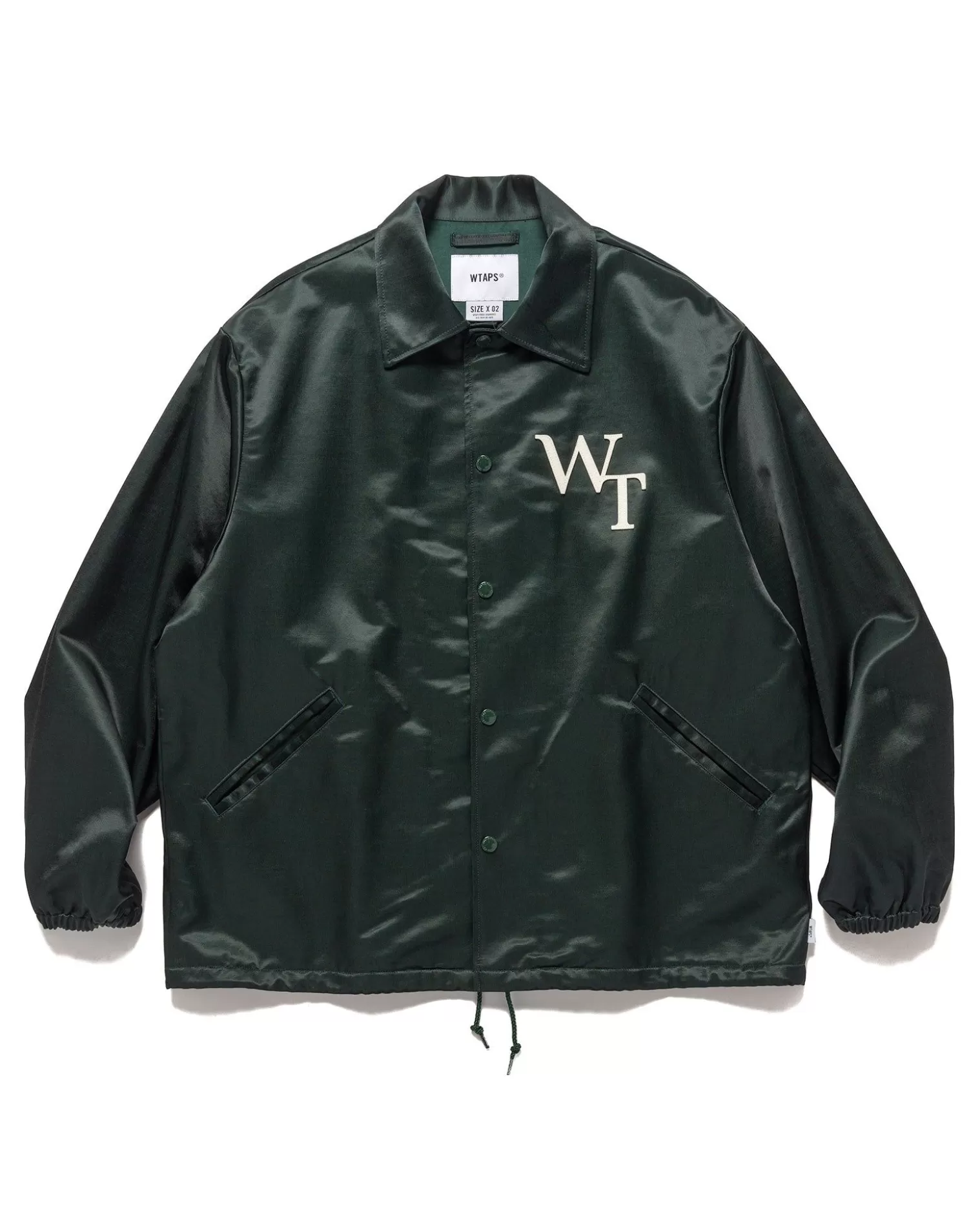 WTAPS Chief/Jacket/Ctry. Satin. League Green Best