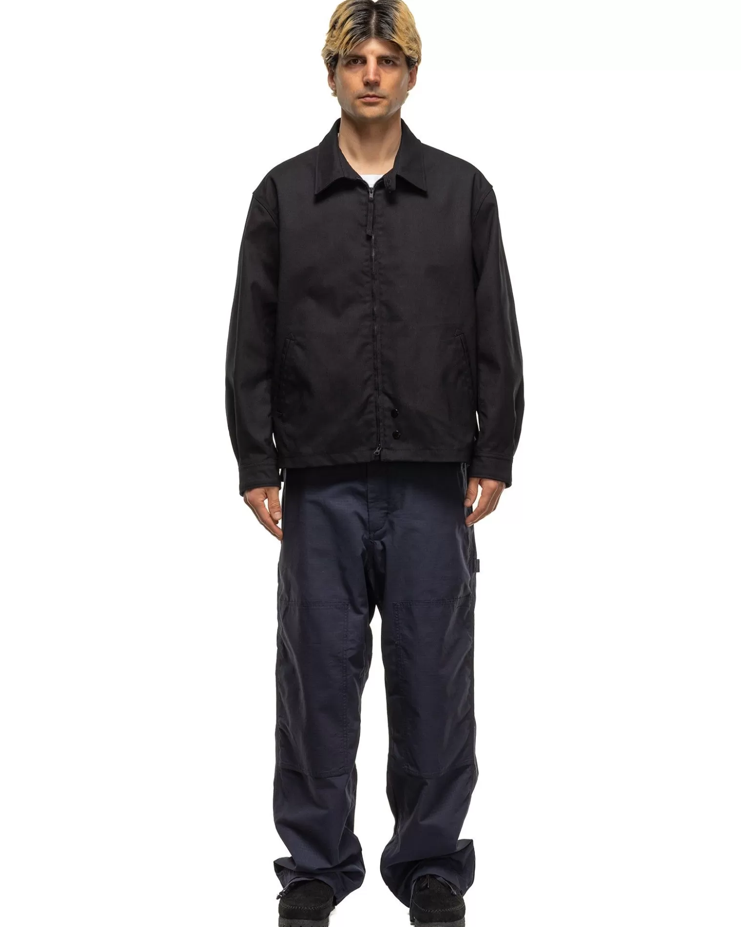 Engineered Garments Claigton Jacket Pc Hopsack Dk Navy Hot