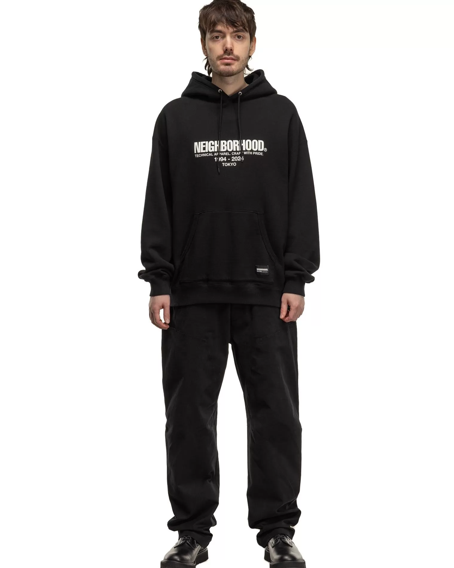 Neighborhood Classic Sweat Parka Ls Black Flash Sale