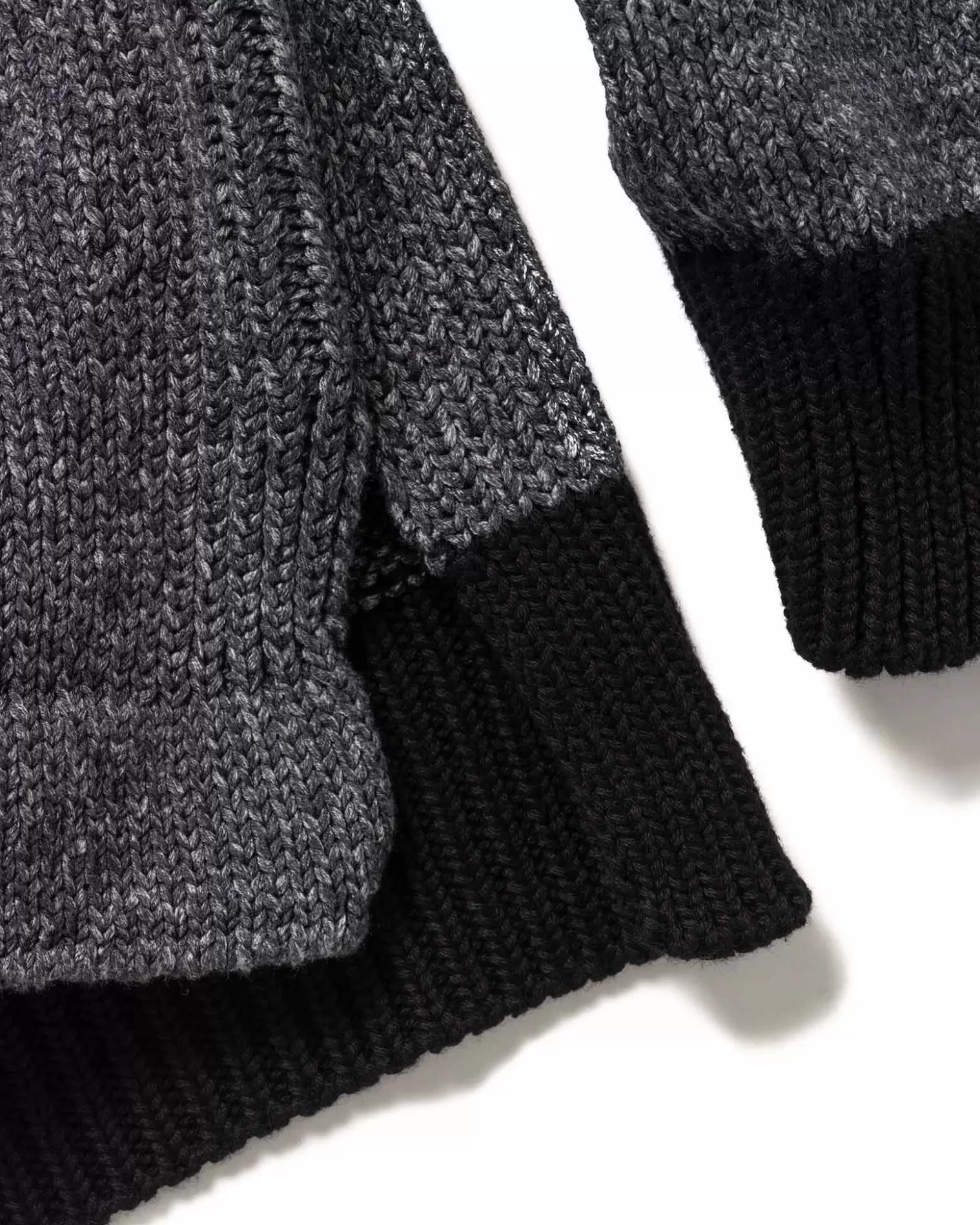 Stone Island Color Sprayed Tape Crewneck Knit Black Sale