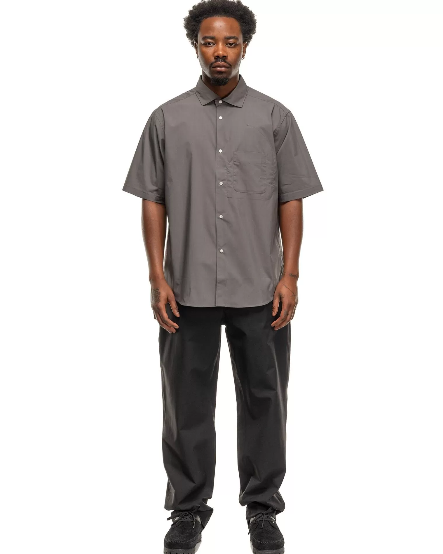 Goldwin Comfortable S/S Shirt Gray Shop