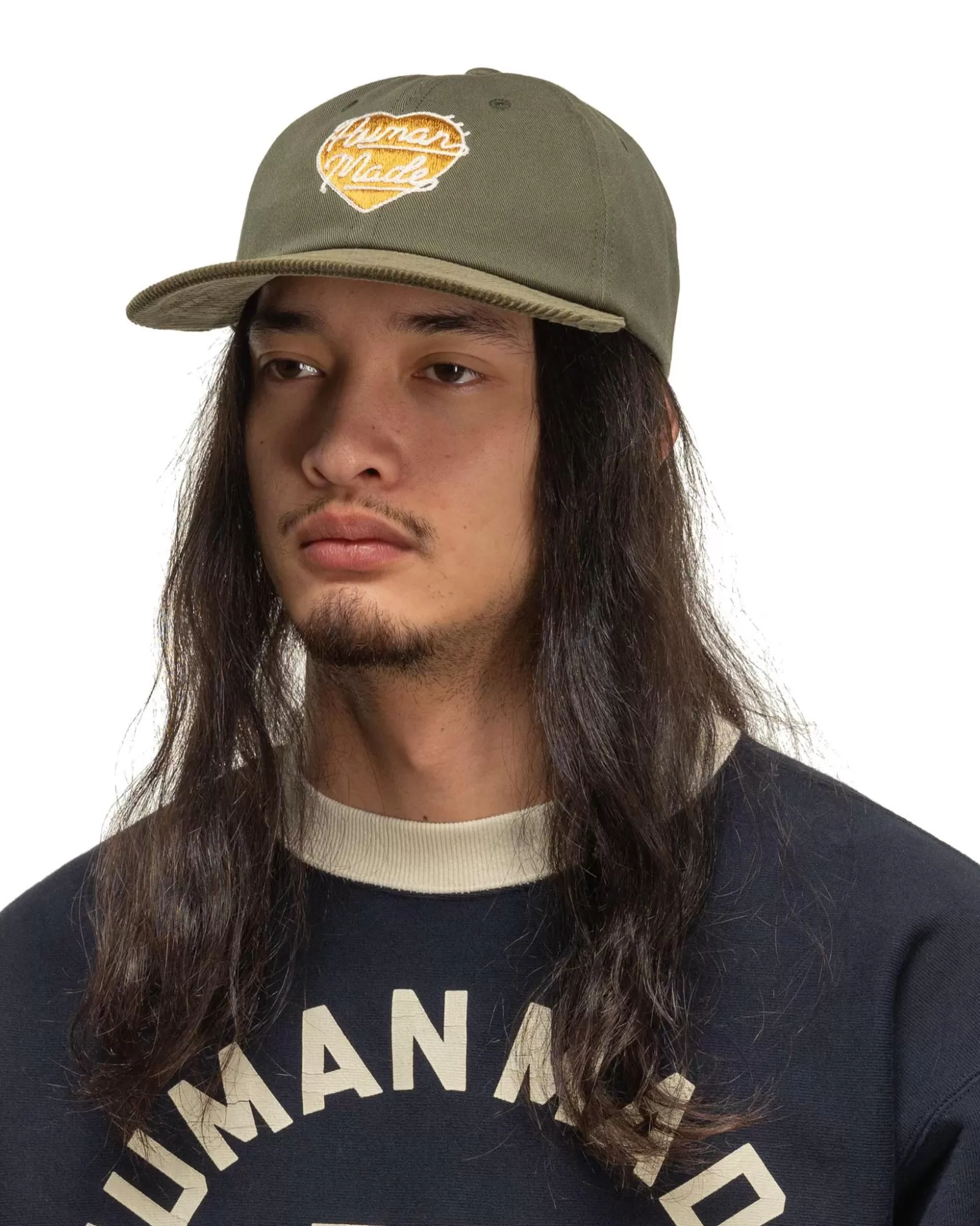 Human Made Corduroy Cap Olive Drab Best Sale