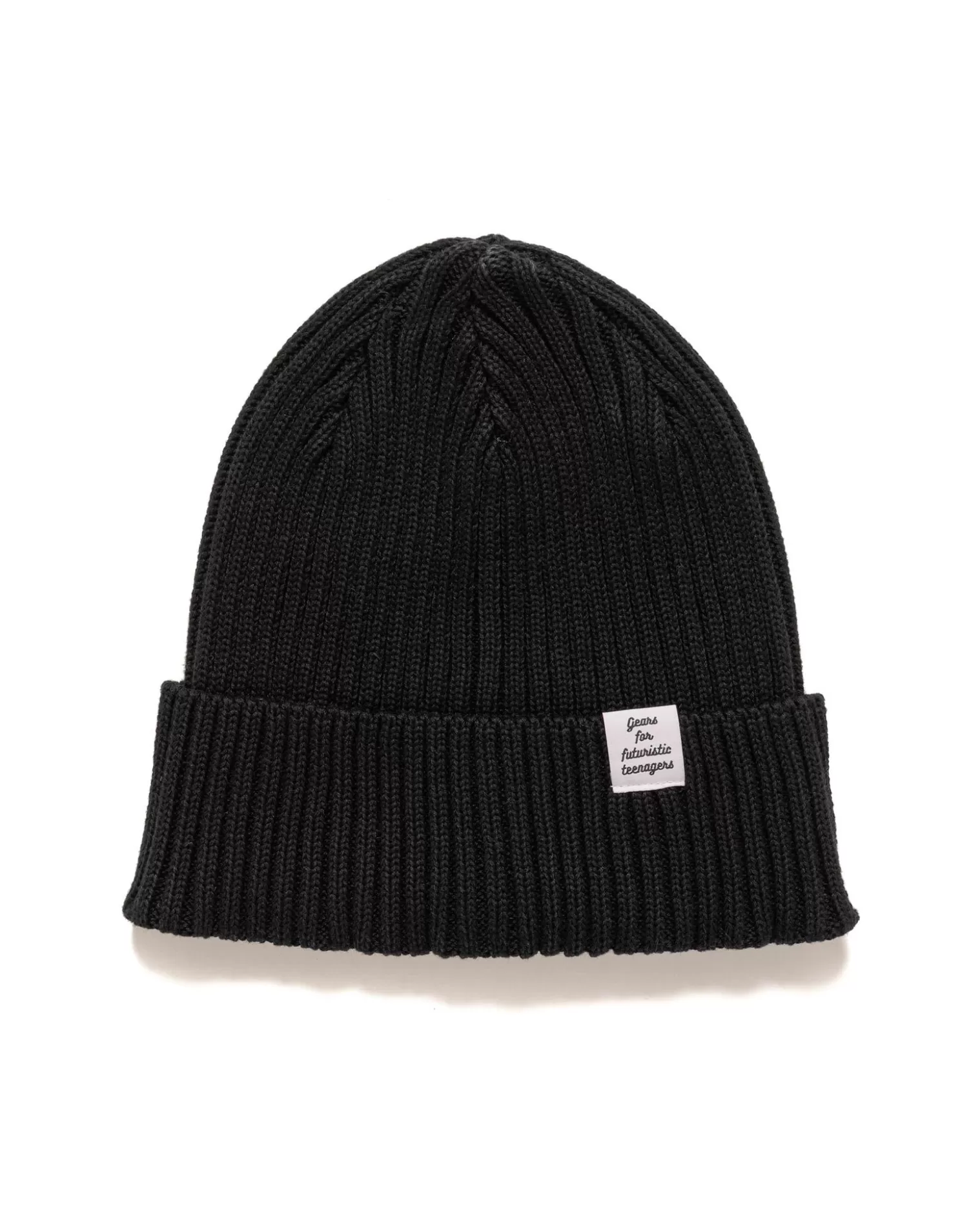 Human Made Cotton Rib Beanie Black Shop