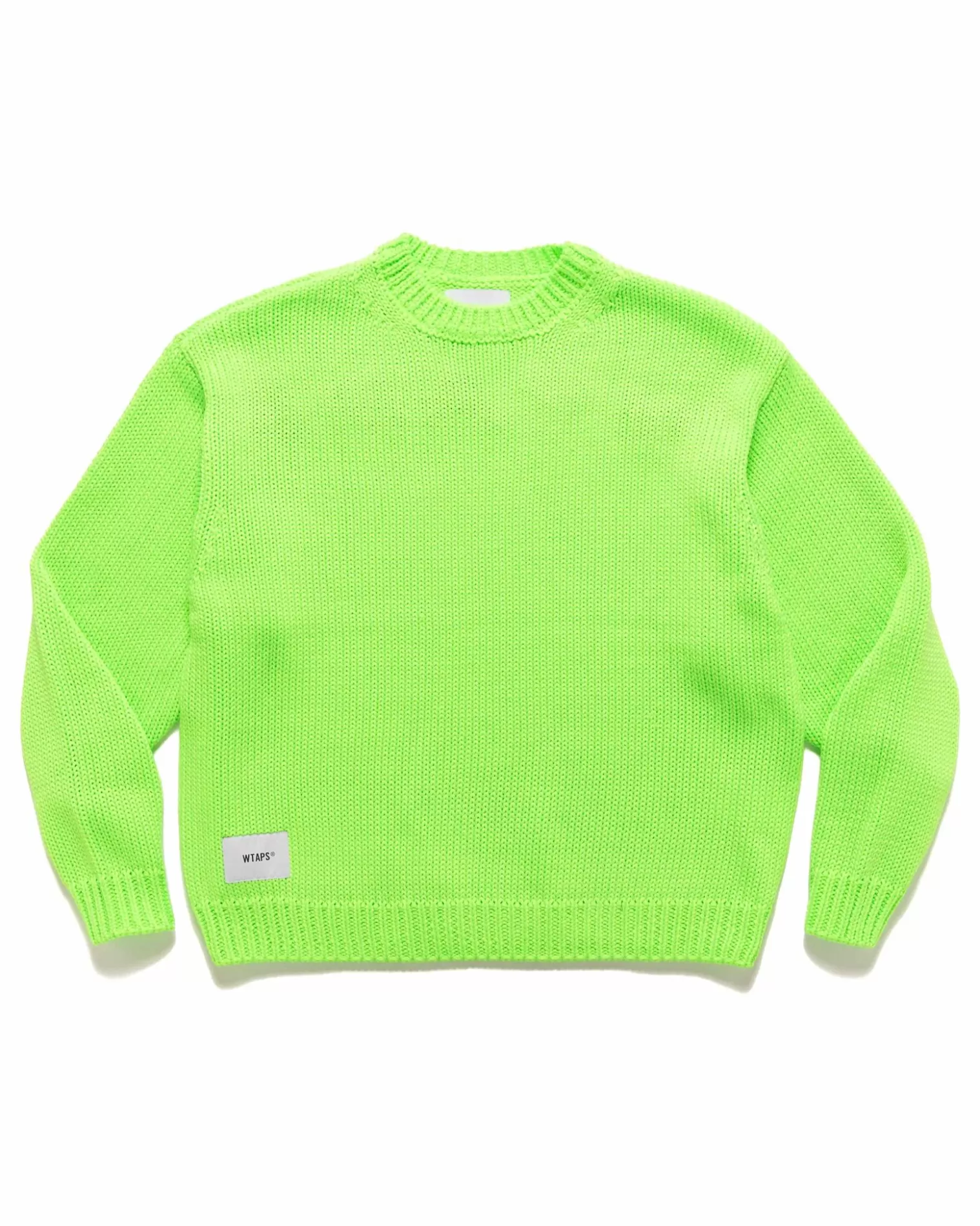 WTAPS Crew Neck 01/Sweater/Poly. Green Store