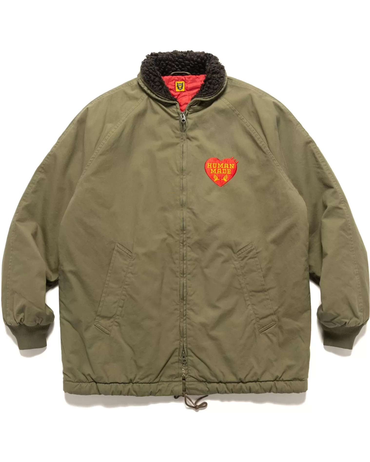 Human Made Deck Jacket Olive Drab Cheap