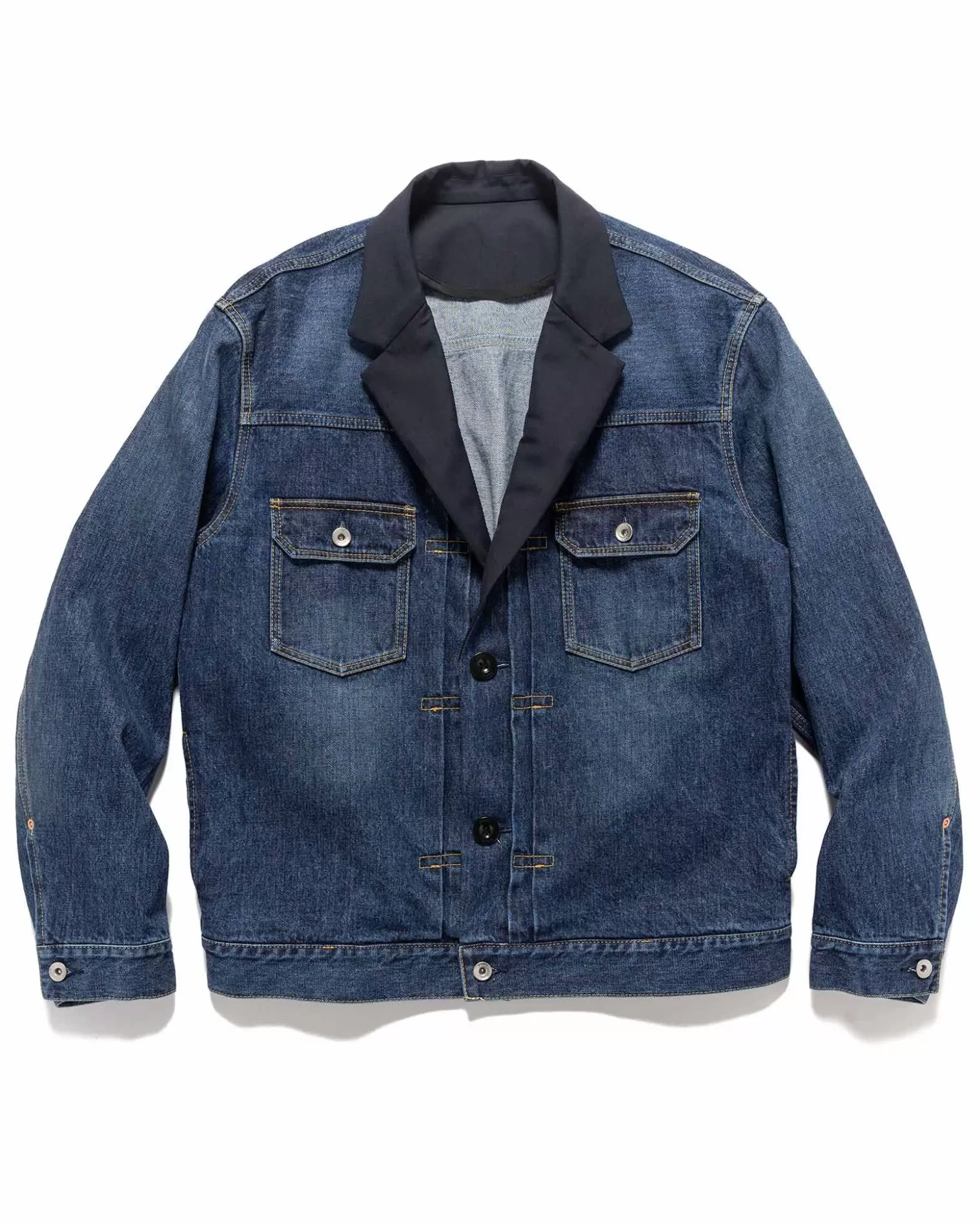 sacai Denim Blouson Blue Best