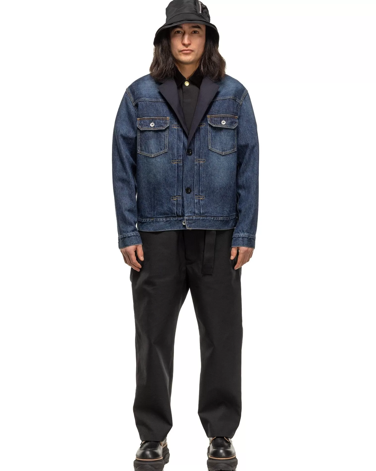 sacai Denim Blouson Blue Best