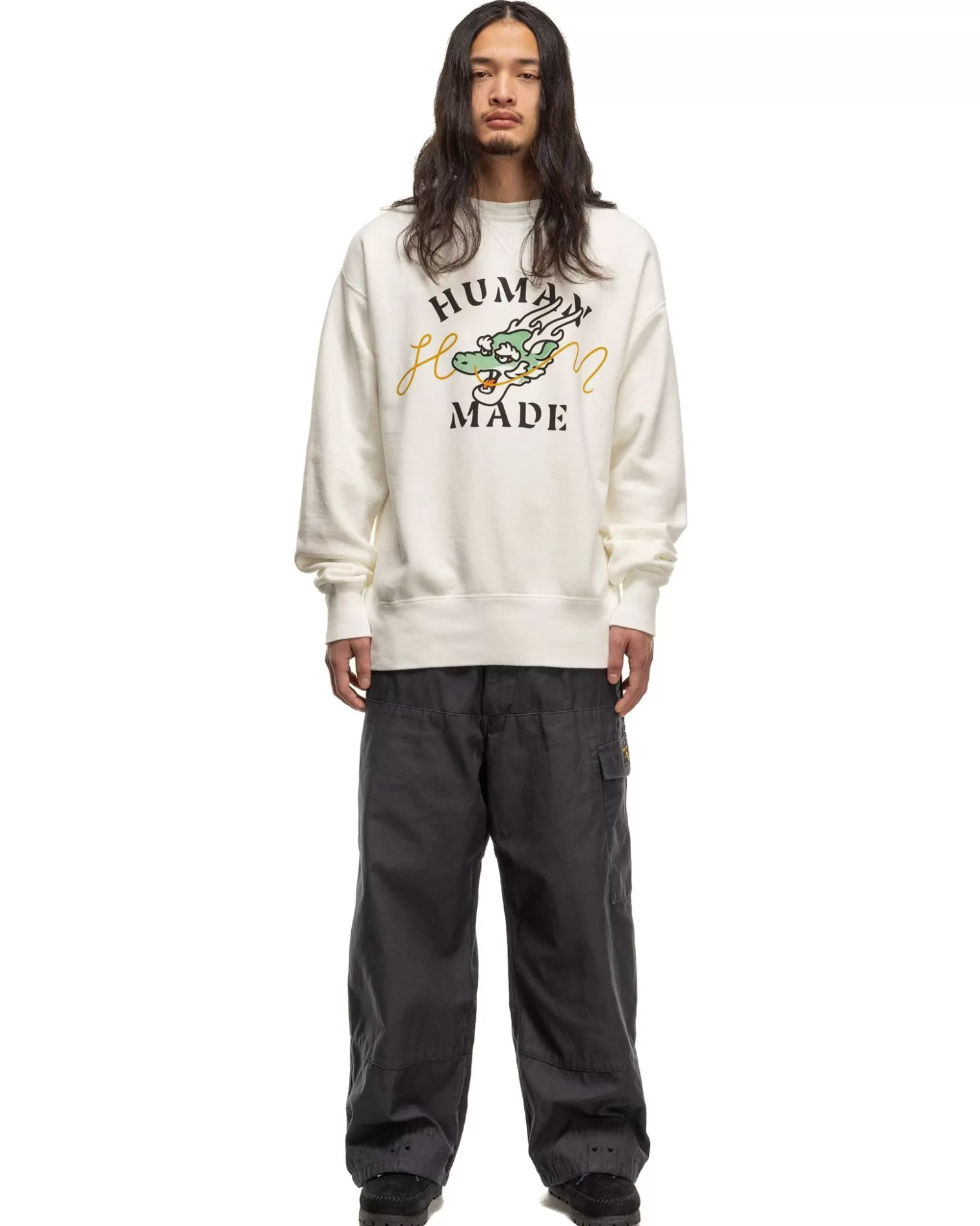 Human Made Dragon Sweatshirt #1 White Sale