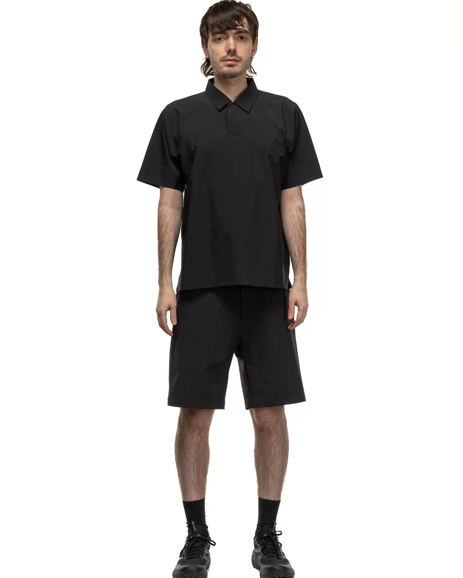 Veilance Dromos Tech Polo Black Discount