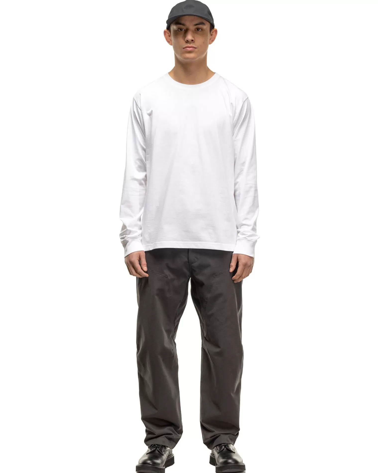 HAVEN Excel Relaxed Fit T-Shirt L/S-Siro Cotton Jersey White Fashion