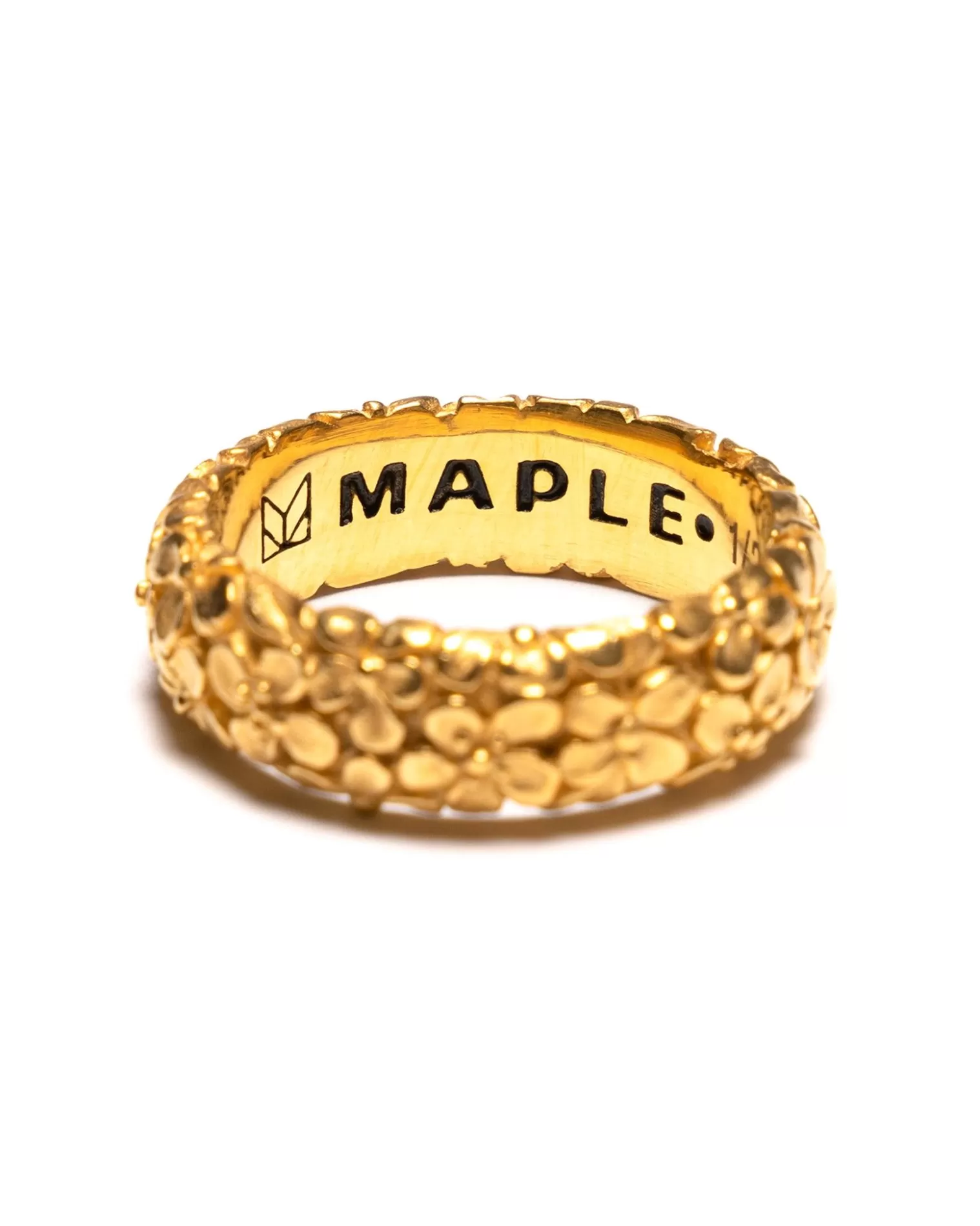 MAPLE Floral Band 14K Gold Plated Cheap