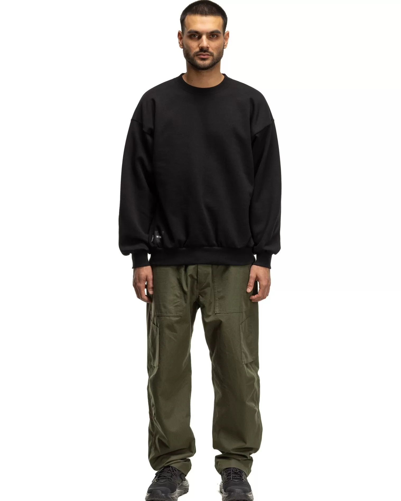 WTAPS Fortless/Sweater/Cotton Black Best Sale