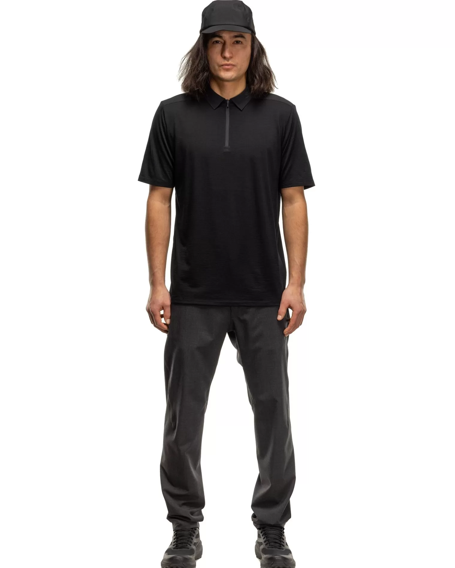 Veilance Frame Ss Polo Shirt Black Online