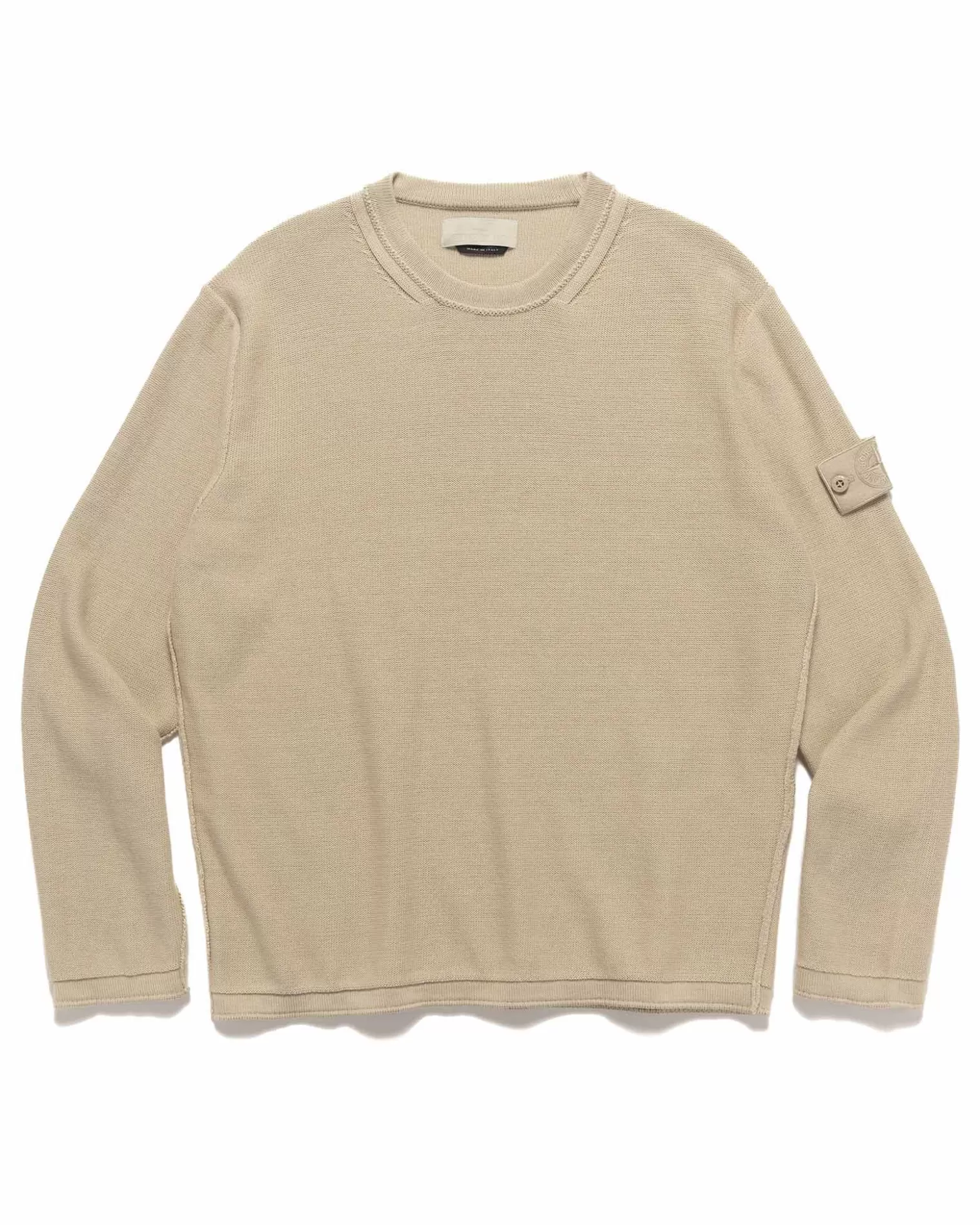 Stone Island Ghost Piece Crewneck Knit Beige Online