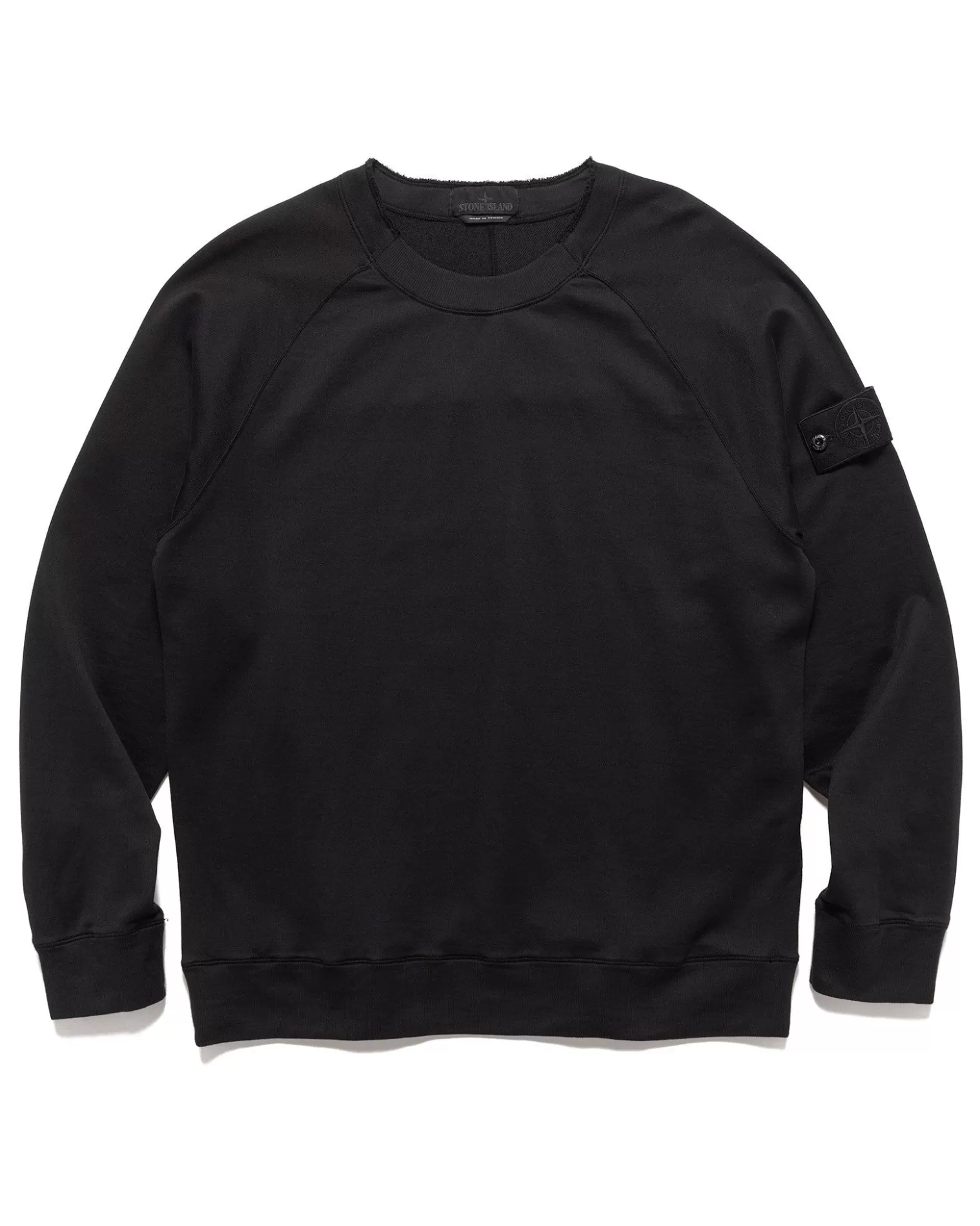 Stone Island Ghost Piece Crewneck Sweatshirt Black Hot