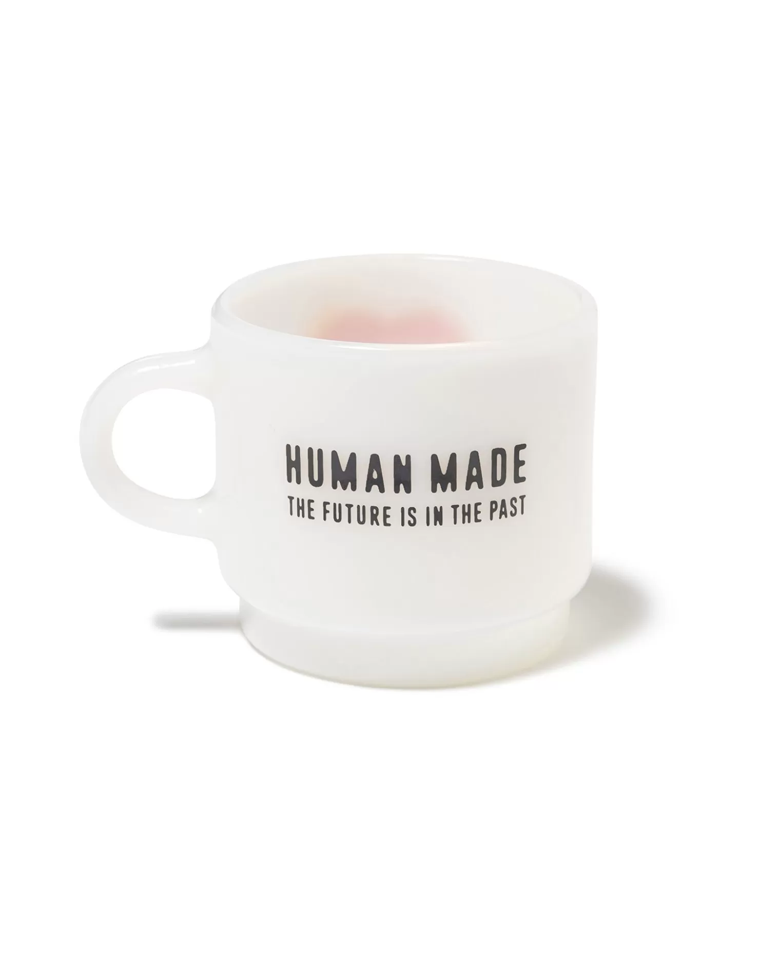 Human Made Glass Mug White Cheap