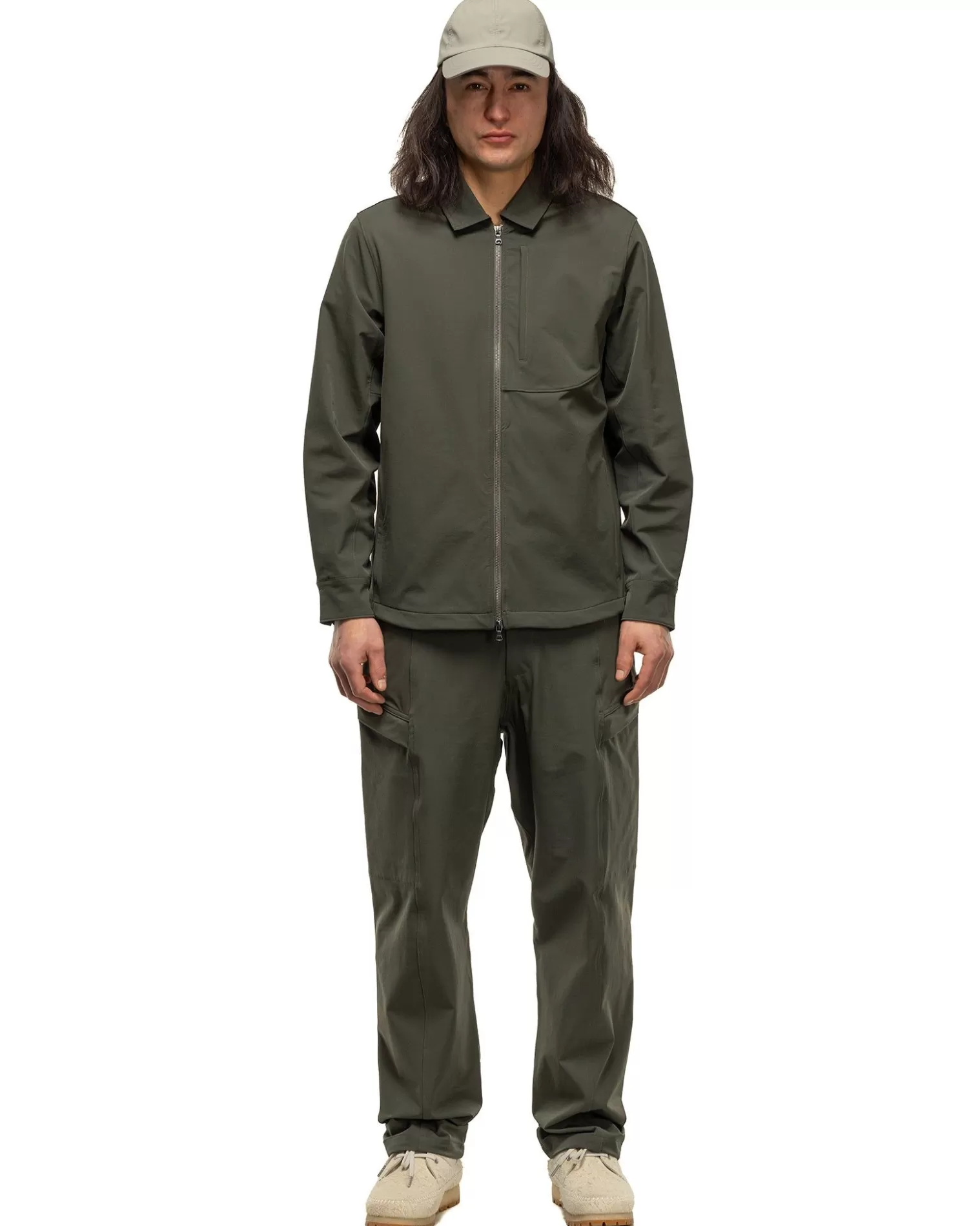 HAVEN Guide Shirt-Schoeller® Dryskin Nylon Olive Flash Sale