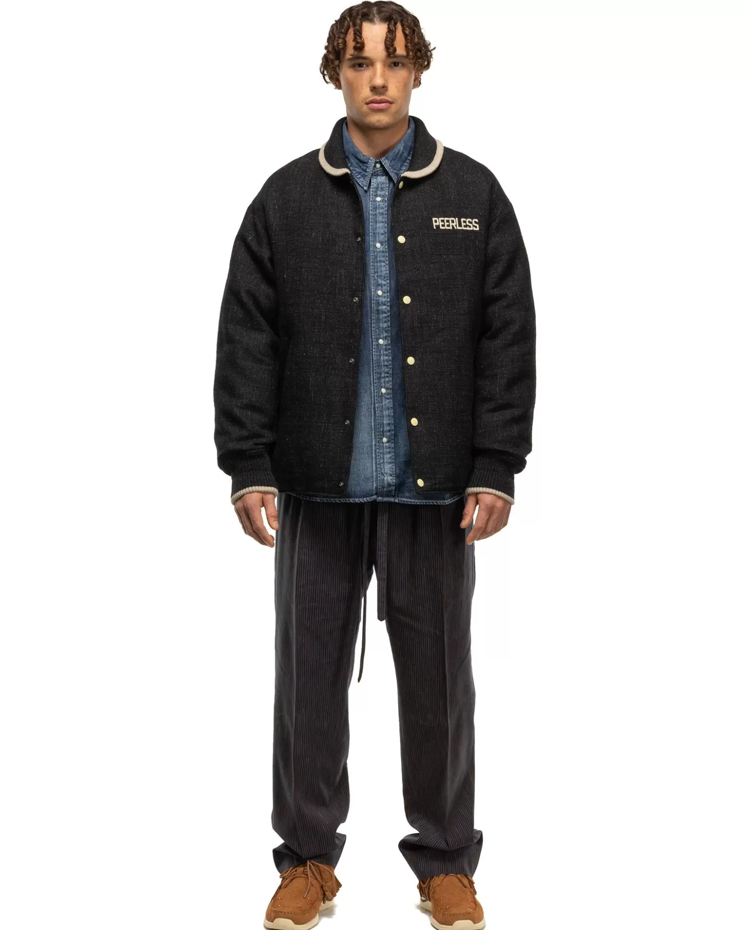 visvim Hakama Pants Santome Navy Clearance