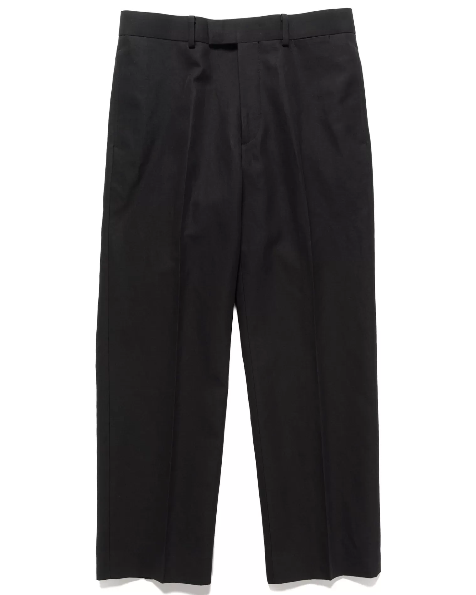 AURALEE Hard Twist Finx Linen Chino Slacks Black New