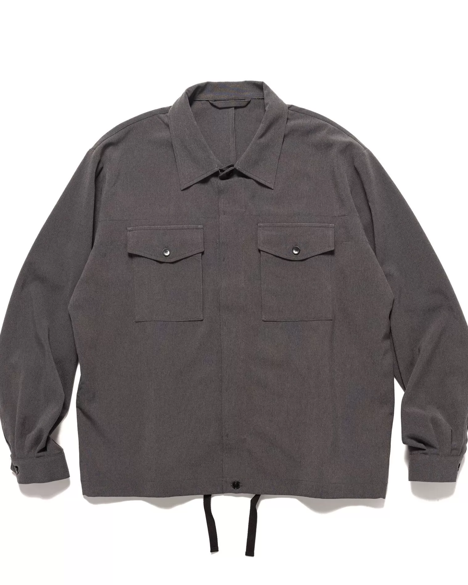 Sophnet. Hem Code Shirt Jacket Charcoal Grey Sale