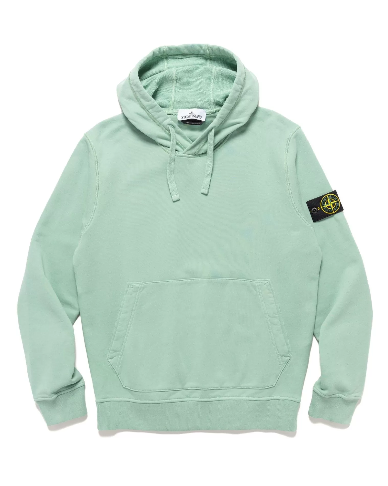 Stone Island Hood Sweatshirt Light Green Clearance