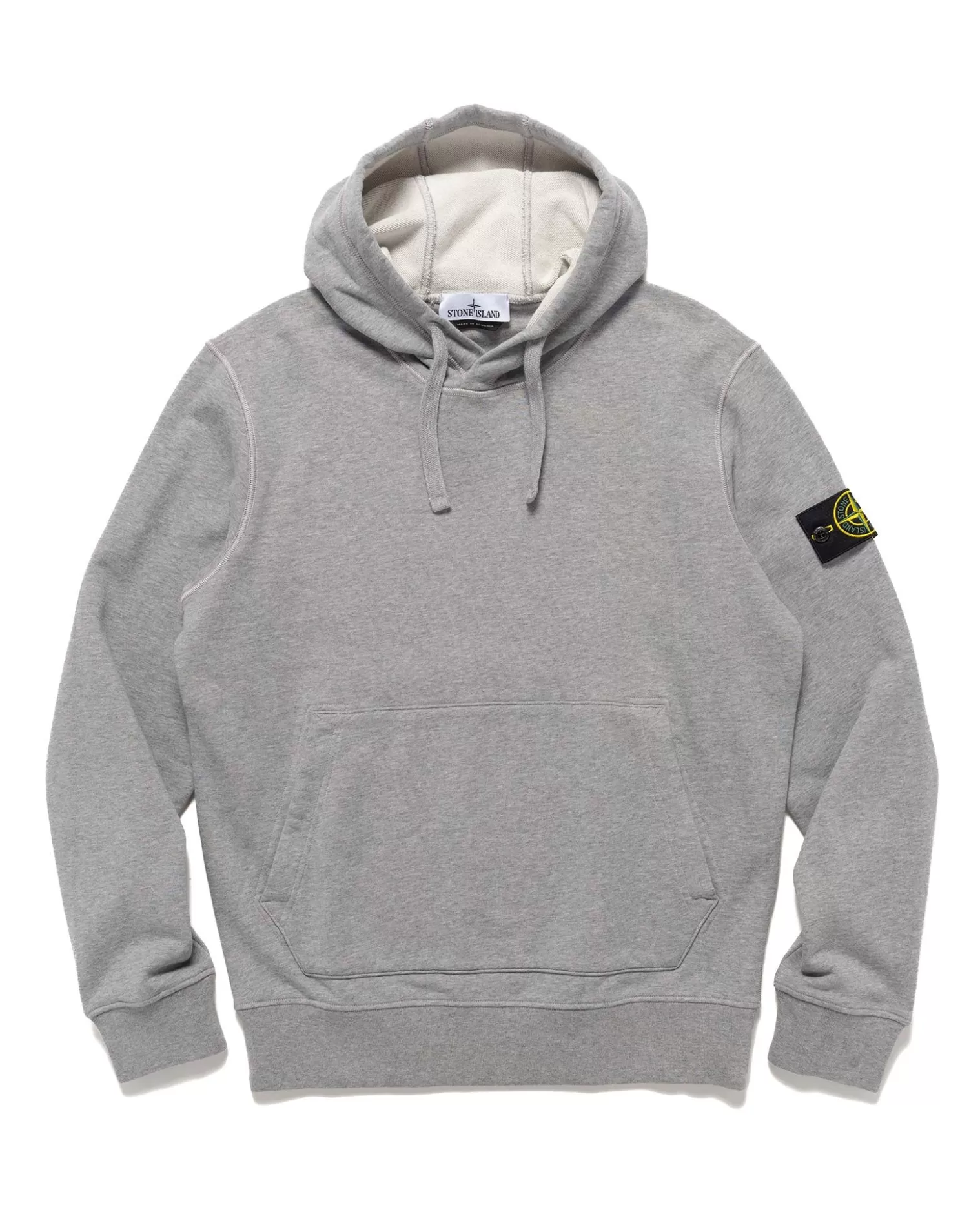 Stone Island Hood Sweatshirt Melange Grey New