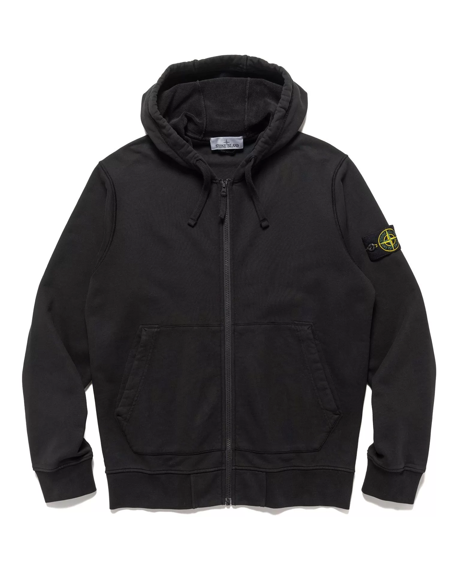 Stone Island Hooded Track Top Black Store