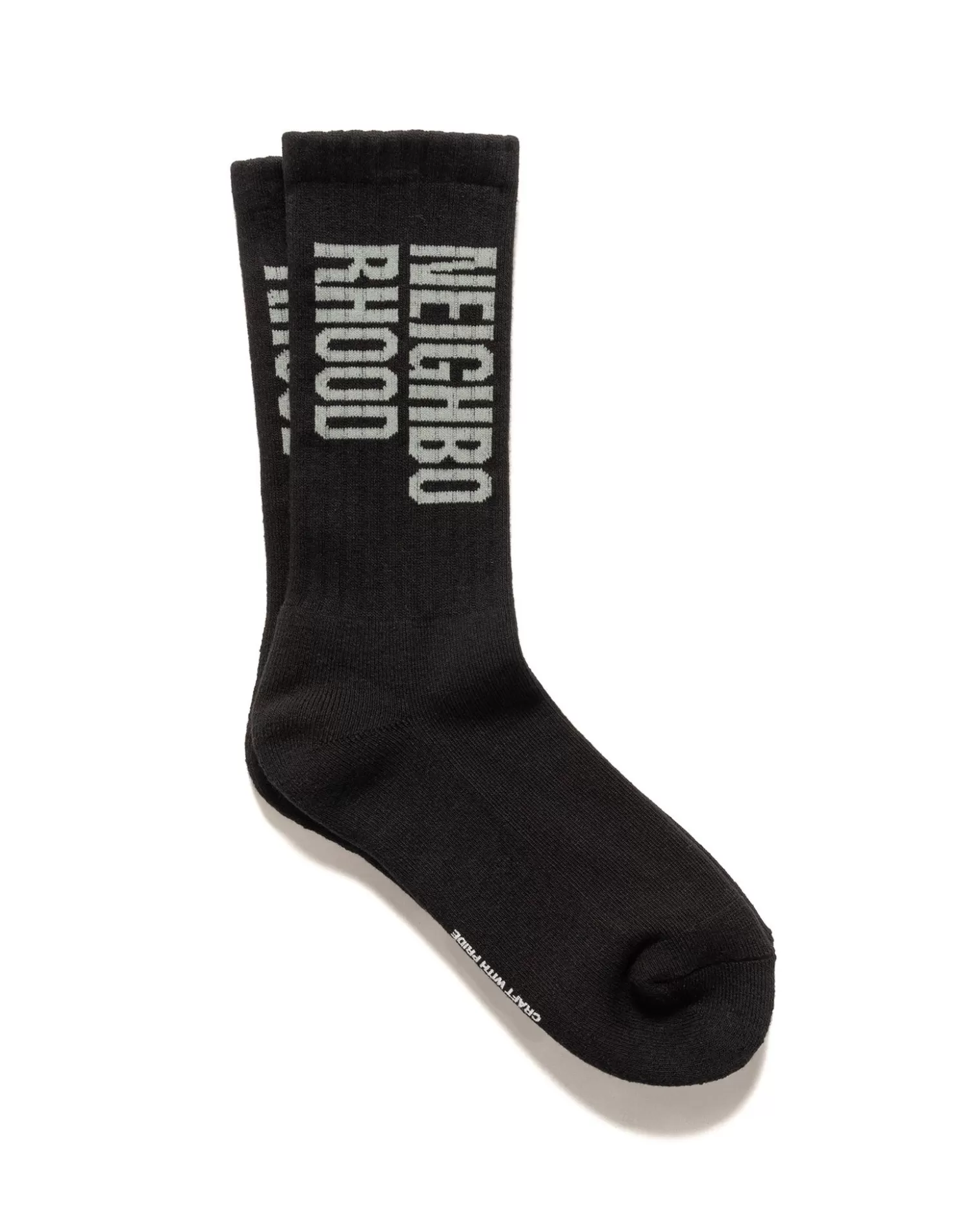 Neighborhood Id Logo Socks Black Cheap