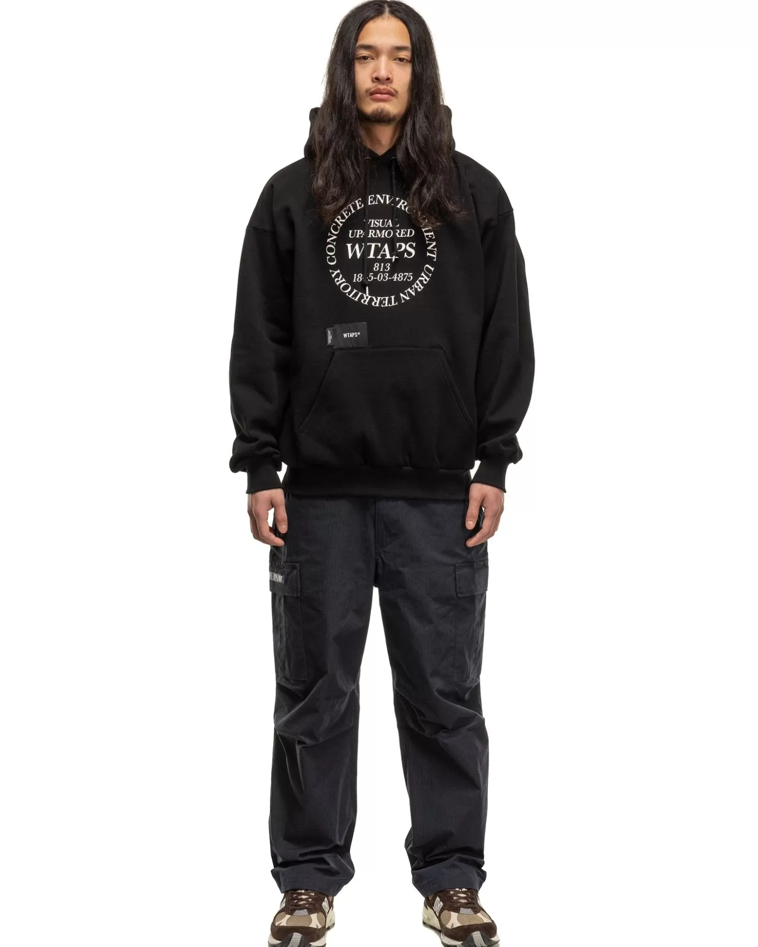 WTAPS Ingredients/Hoody/Cotton Black Discount