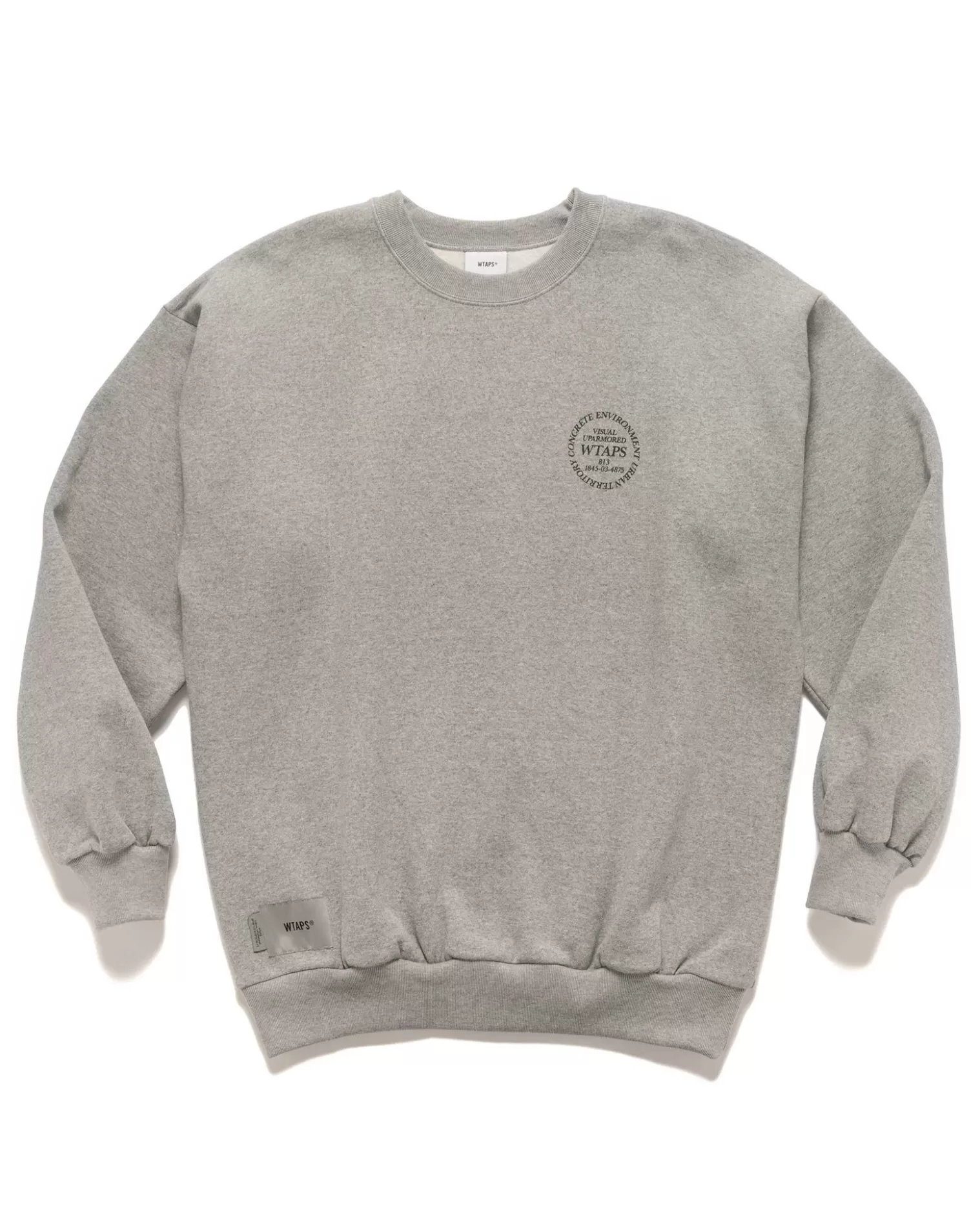 WTAPS Ingredients/Sweater/Cotton Ash Grey Cheap