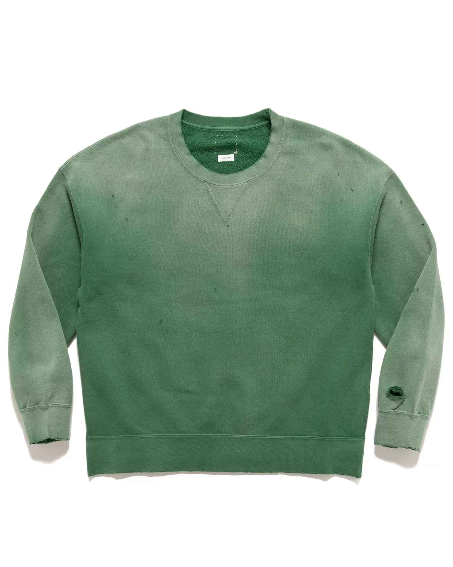 visvim Jumbo Sb Sweat L/S Crash Green Hot