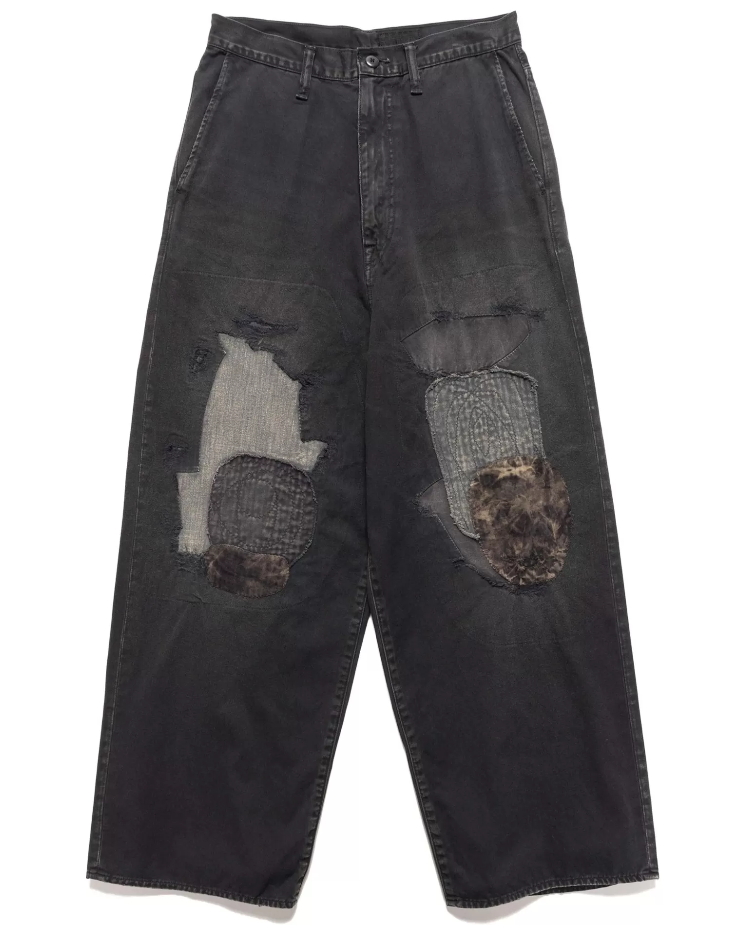 KAPITAL Katsuragi Port Baggy Pants (Champetre Remake) Black Best Sale