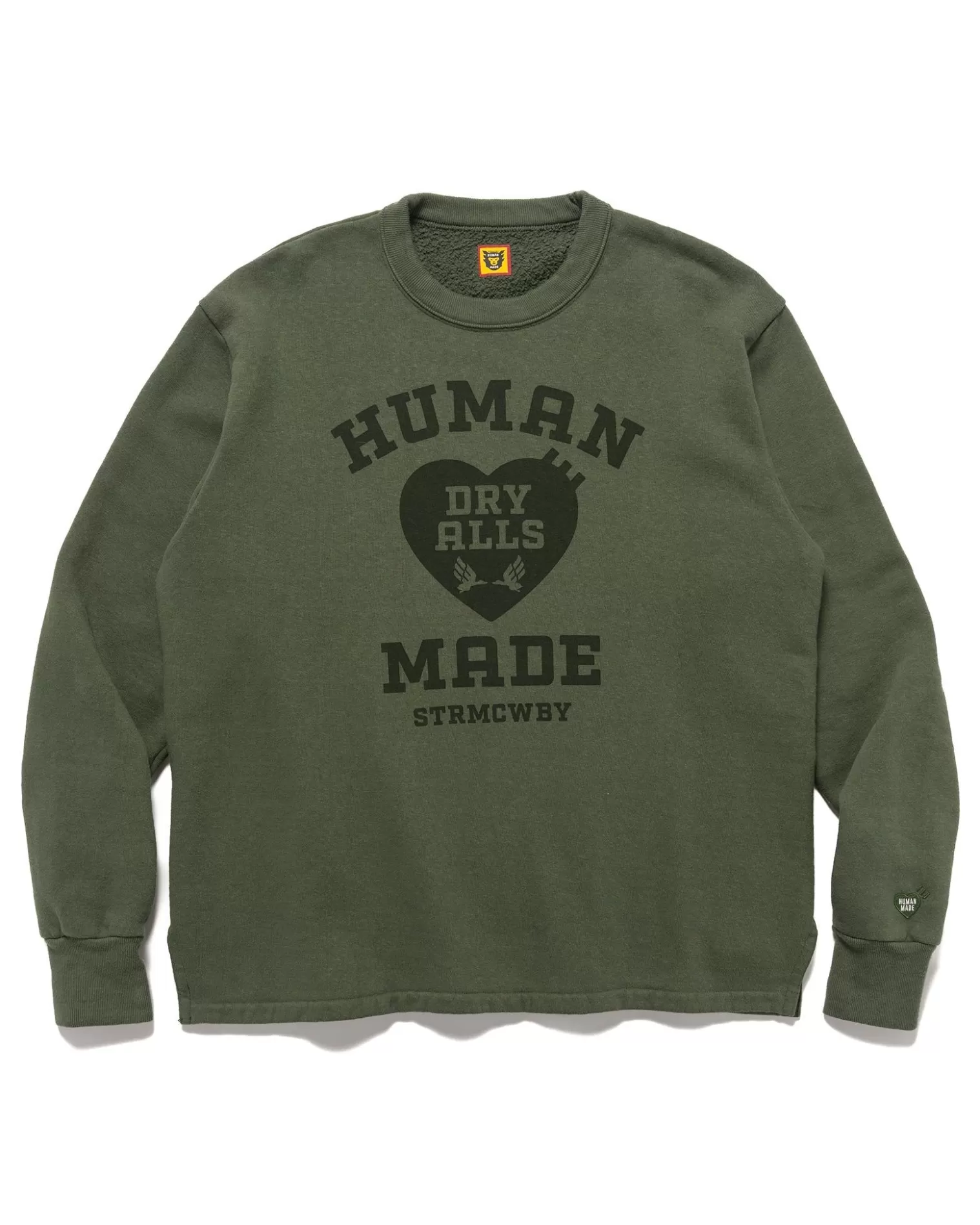 Human Made Military Sweatshirt Olive Drab New