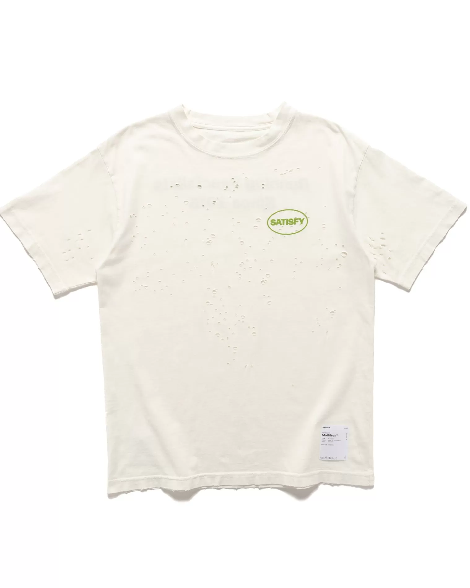 Satisfy Mothtech T-Shirt Off White Discount