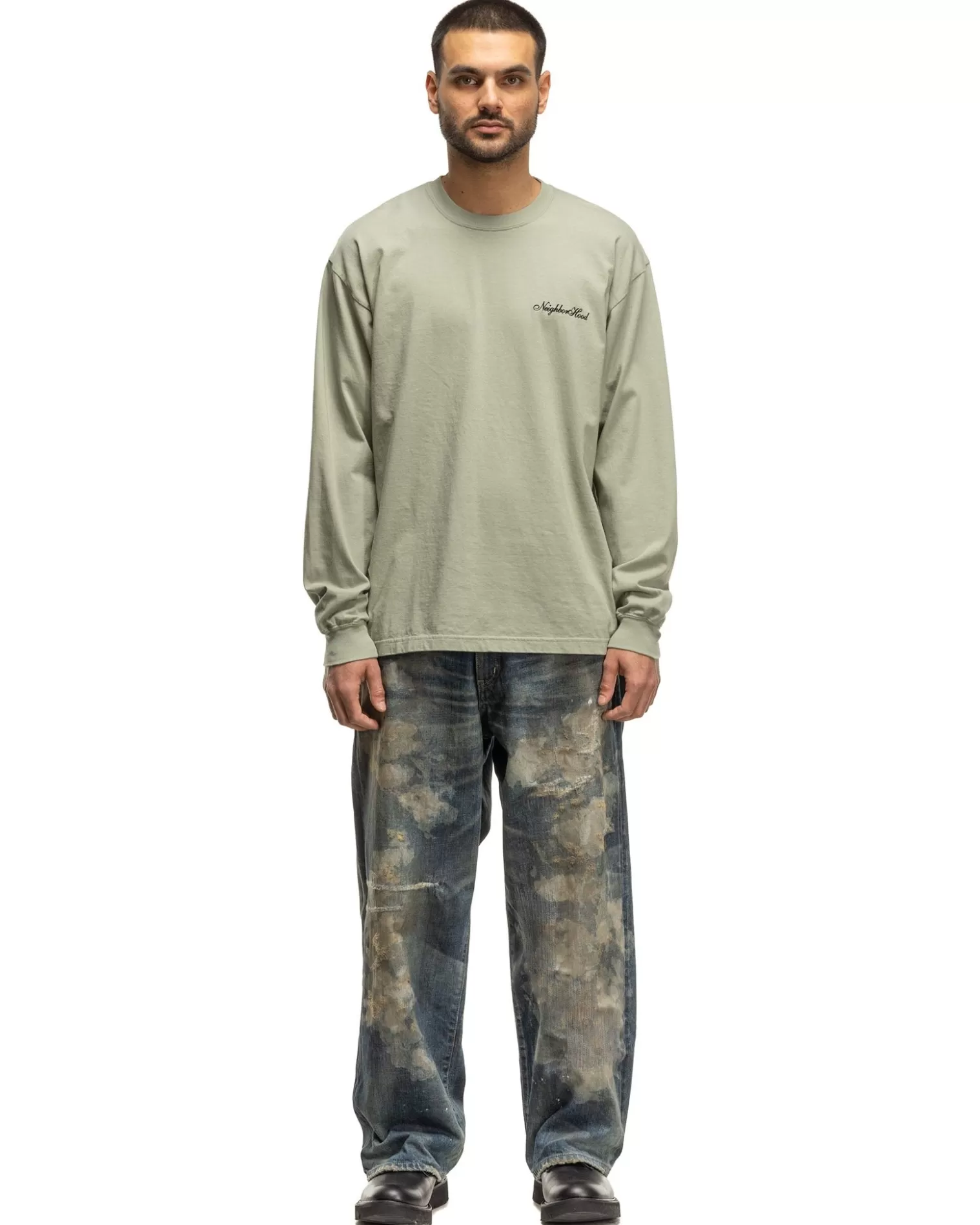 Neighborhood Nh. Tee Ls-3 Sage Green Best Sale