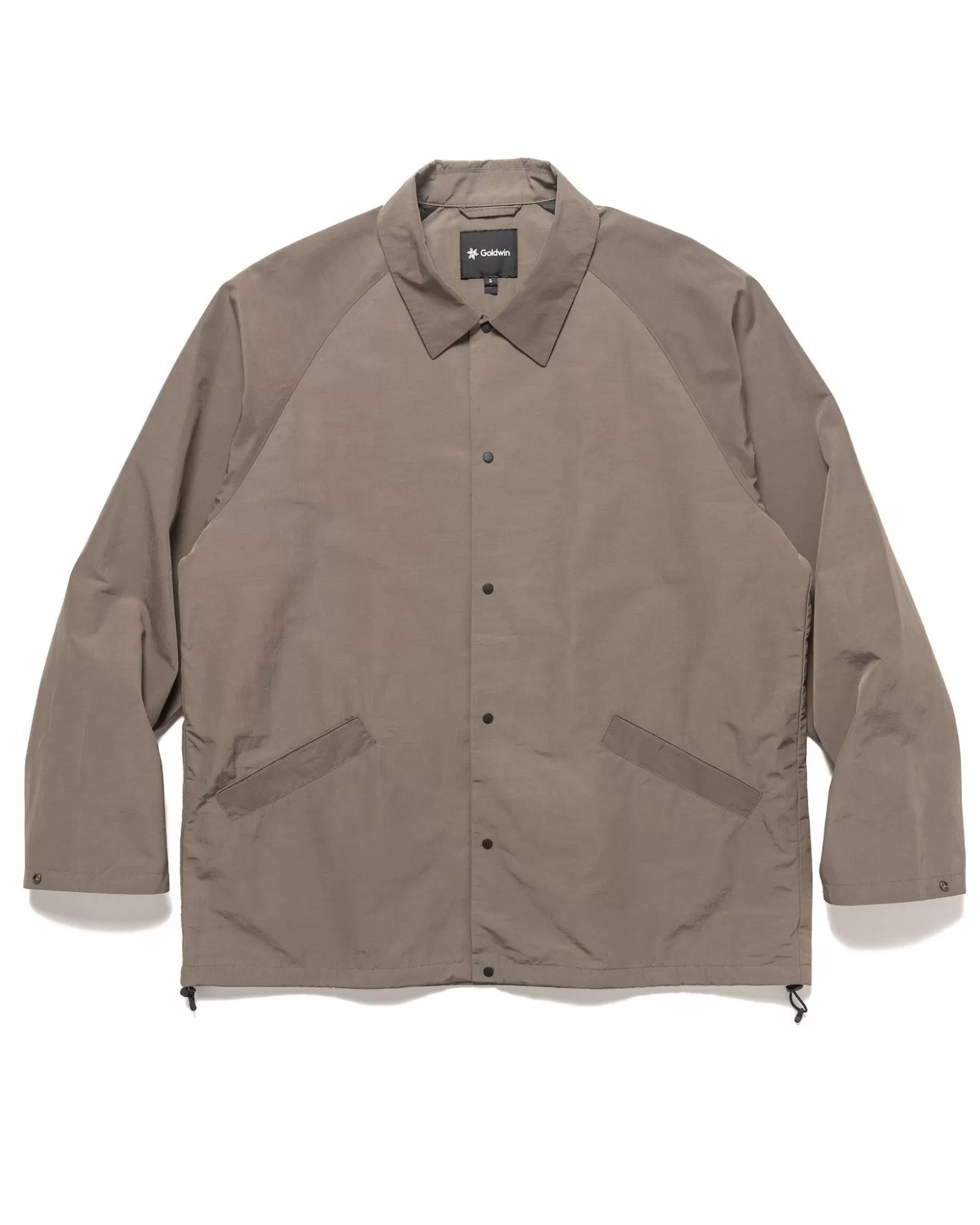 Goldwin Nylon Coach Jacket Taupe Gray Shop