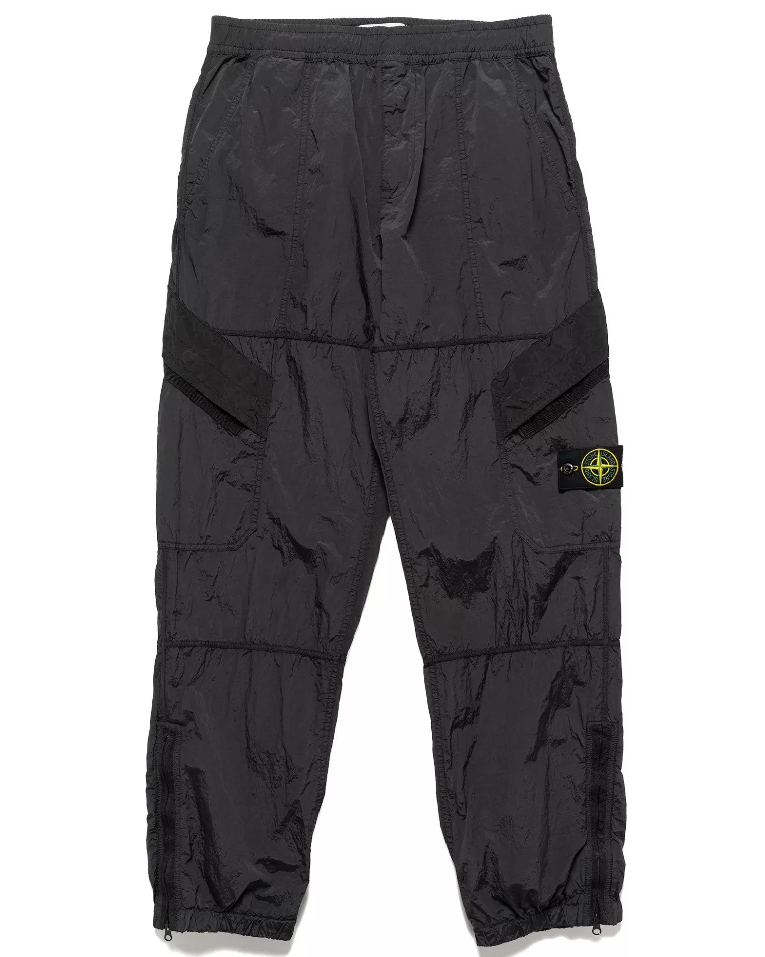 Stone Island Nylon Metal In Econyl® Regenerated Nylon Loose Fit Cargo Pants Charcoal Shop