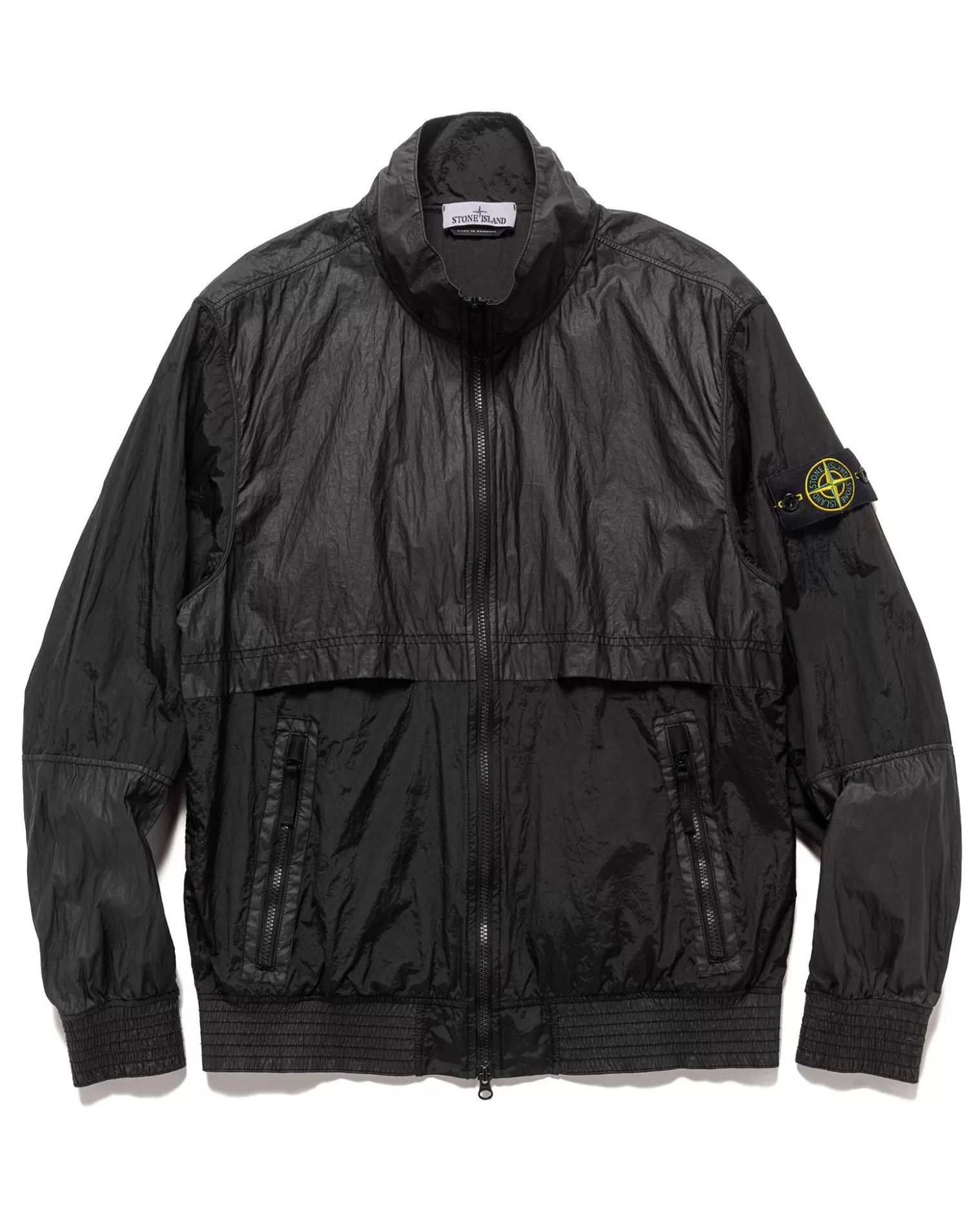 Stone Island Nylon Metal Watro-Tc In Econyl® Nylon Blouson Black Discount